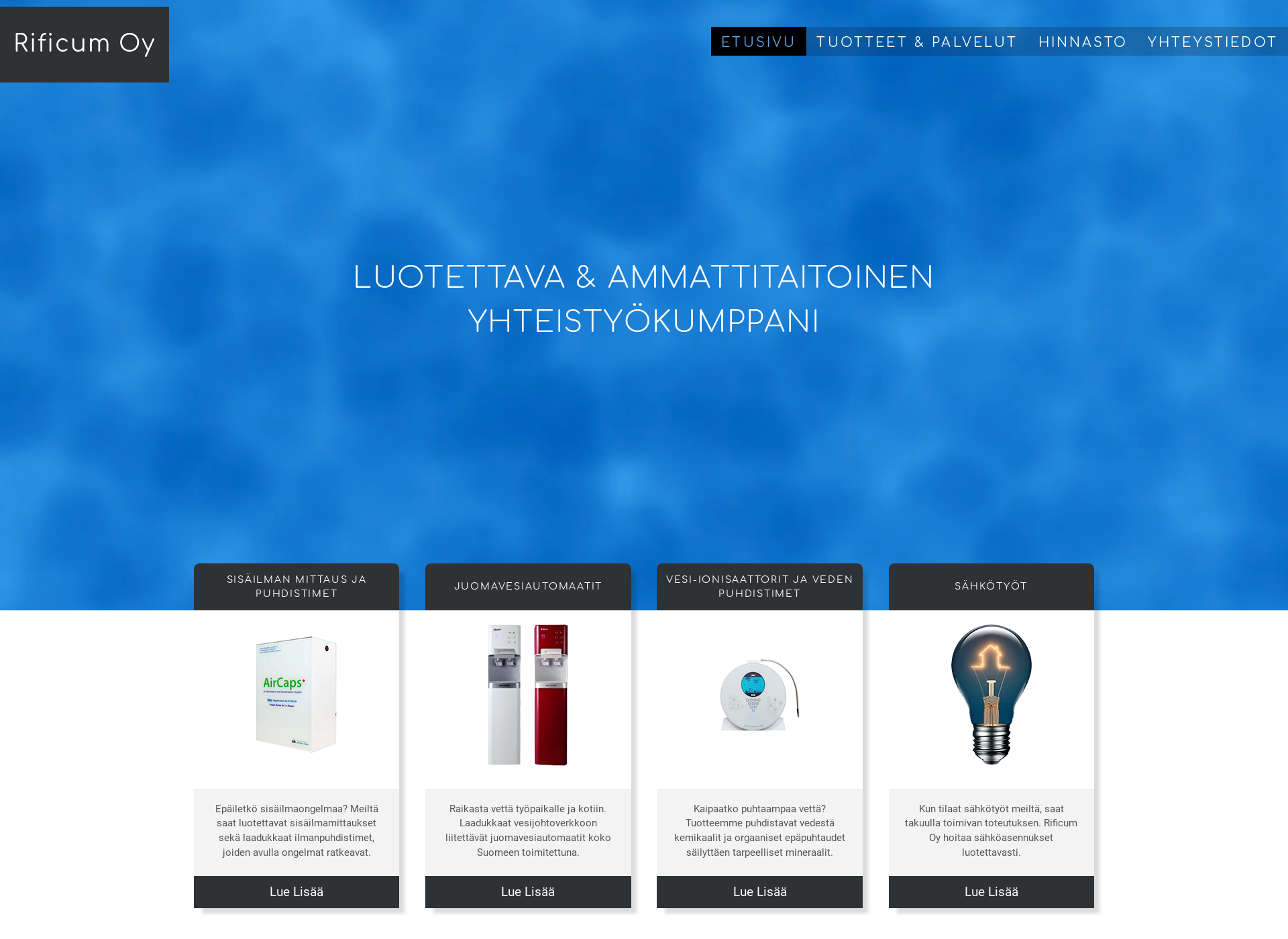 Screenshot for 1vesi.fi
