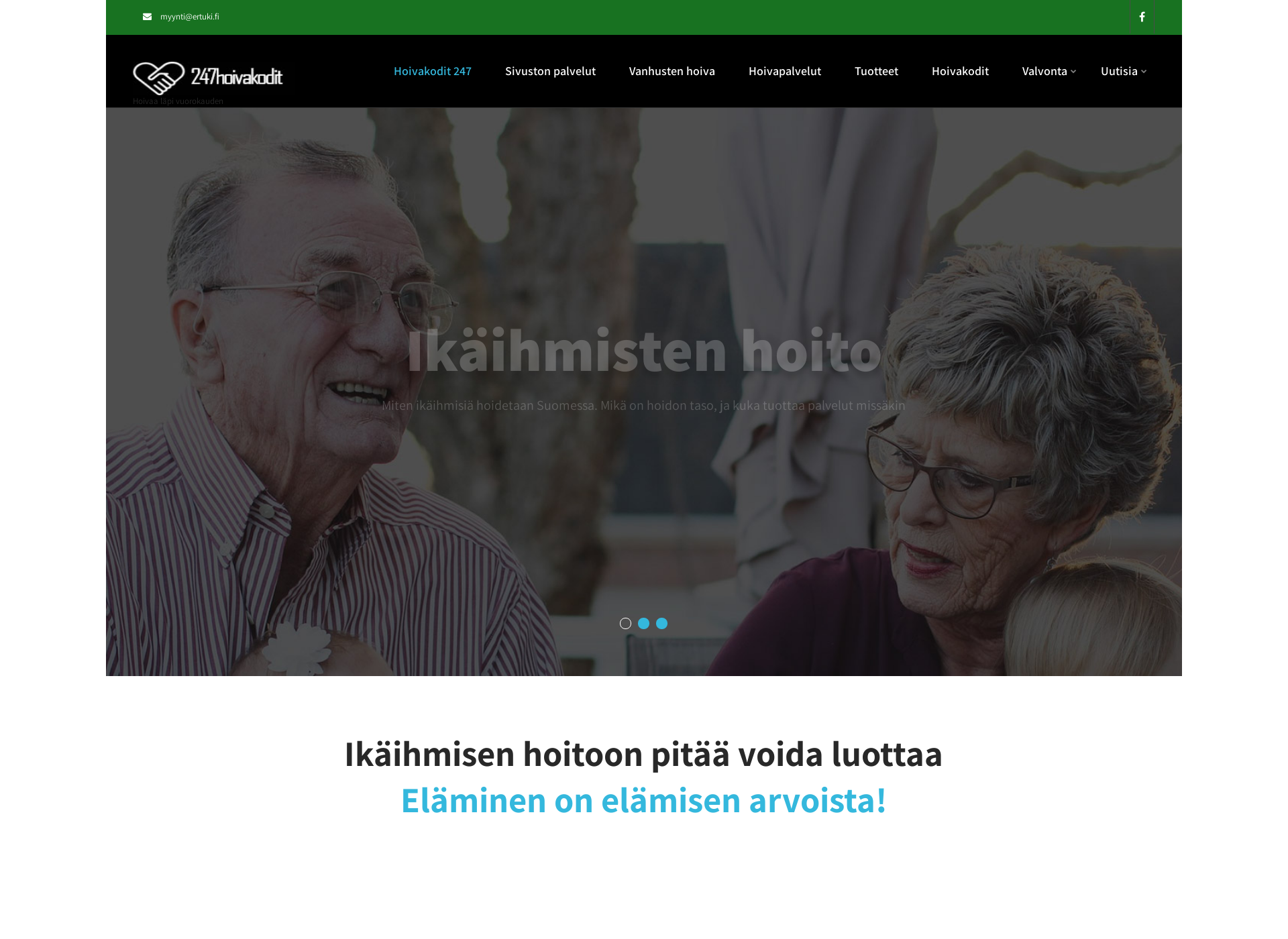 Screenshot for 247hoivakodit.fi