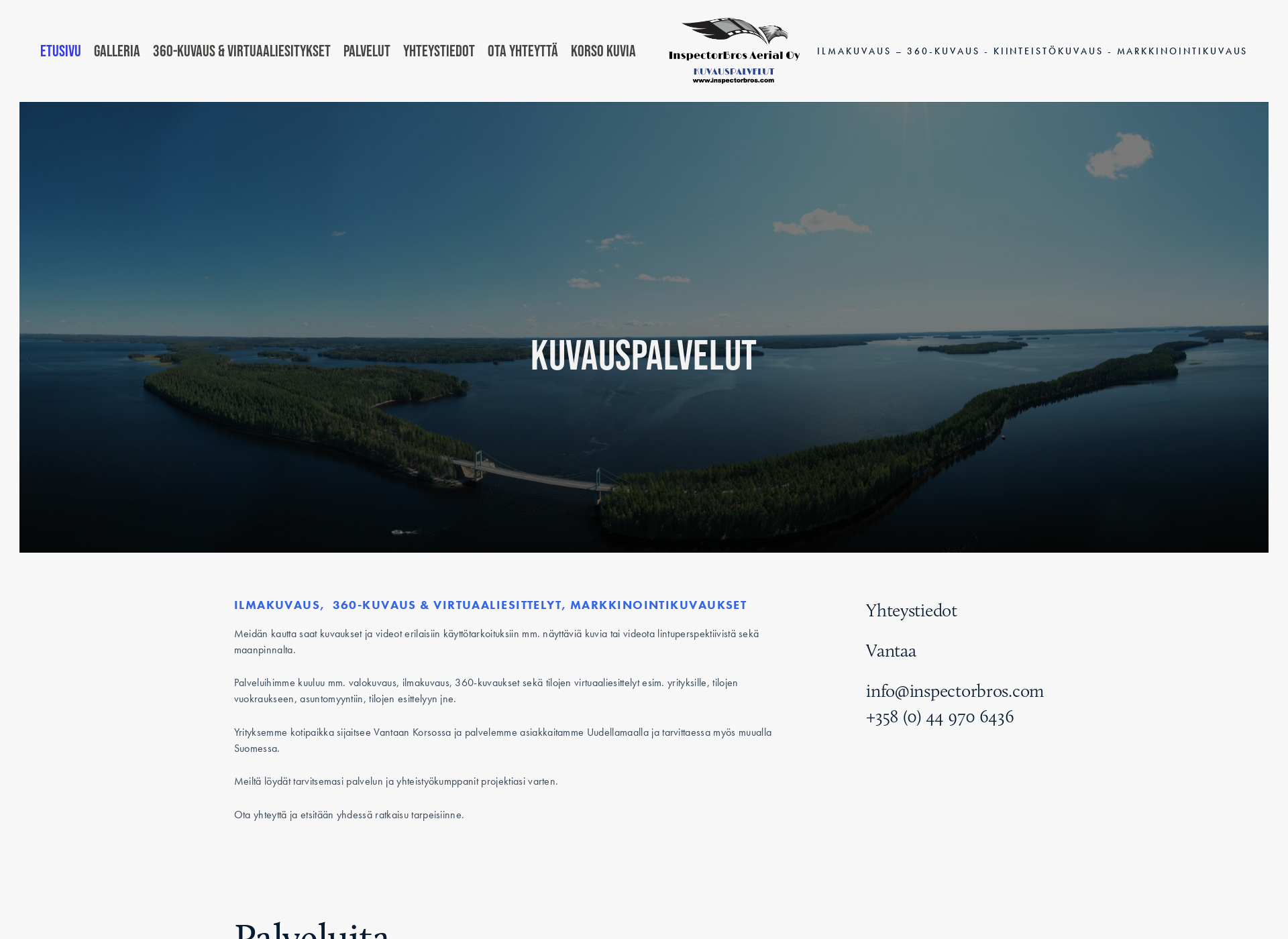 Skärmdump för 360kierros.fi