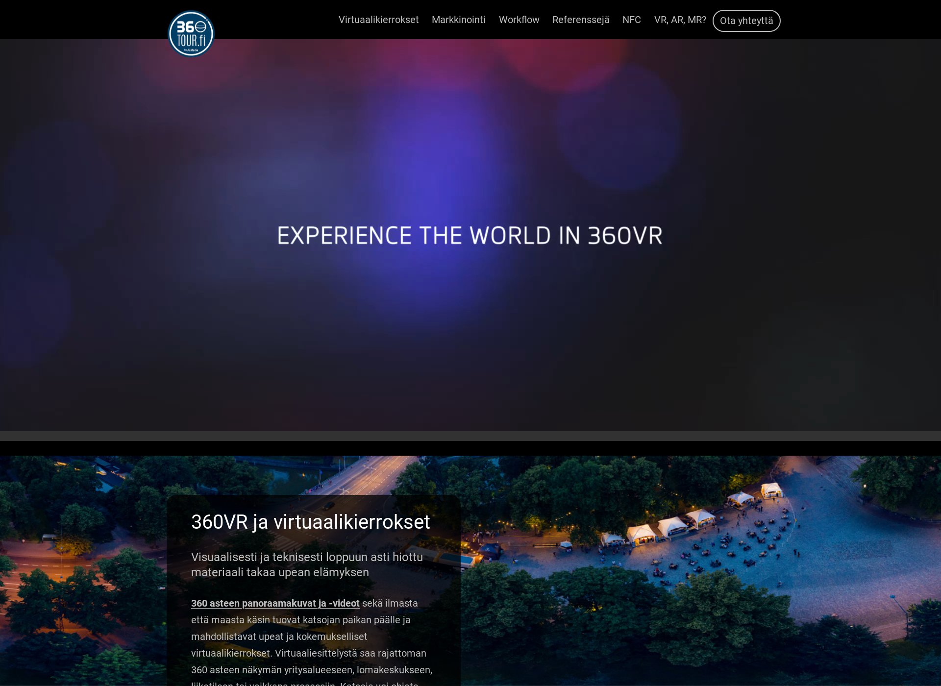 Screenshot for 360virtual.fi