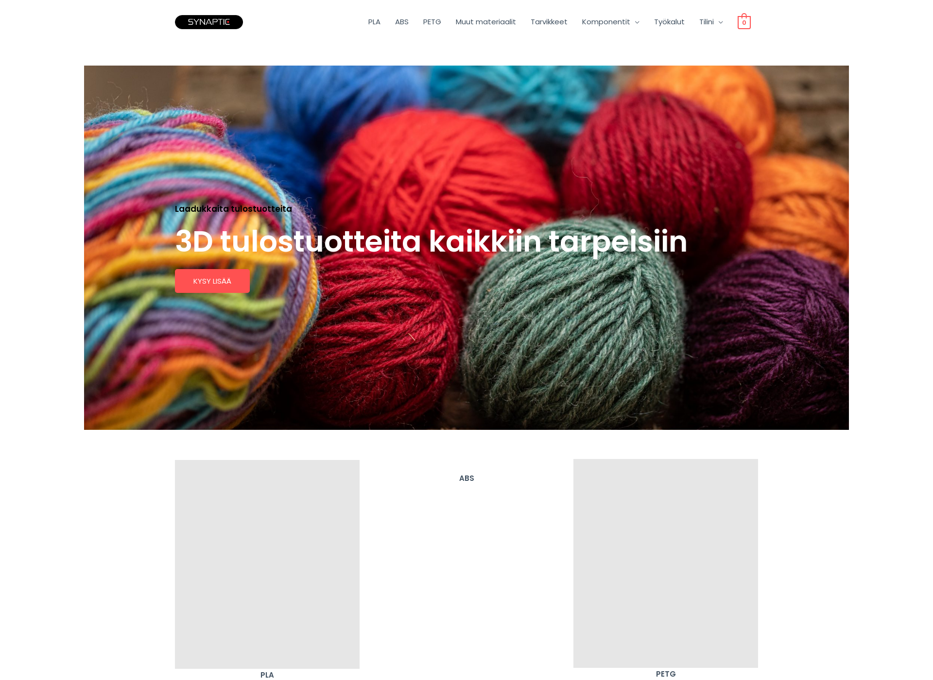Screenshot for 3d-tarvikkeet.fi