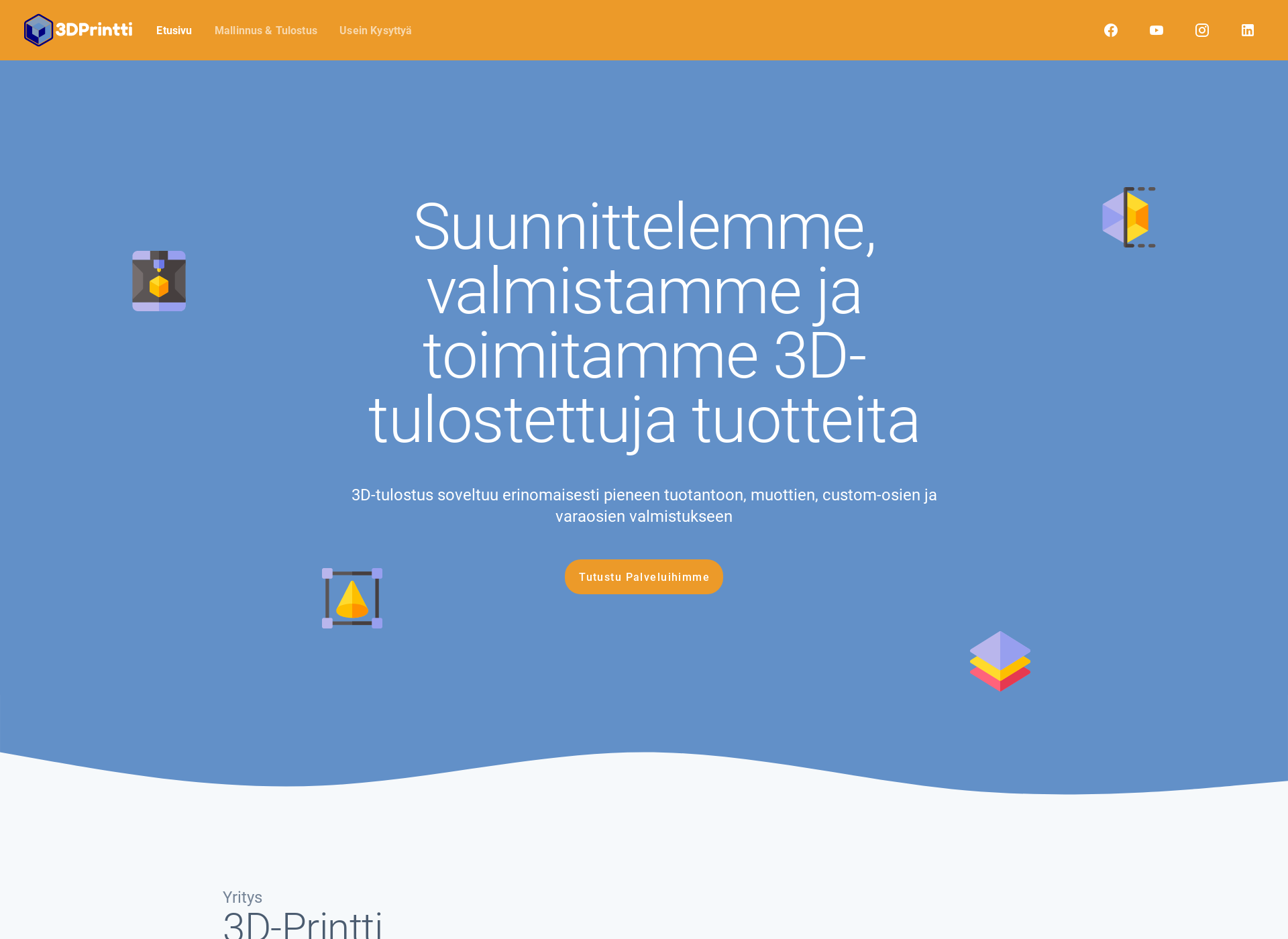 Screenshot for 3dprintti.fi