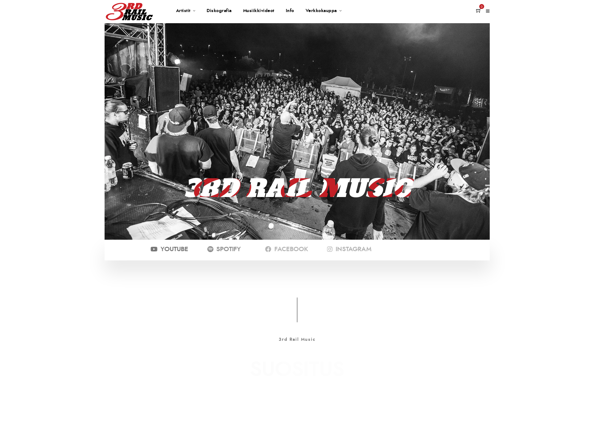 Screenshot for 3rdrailmusic.fi