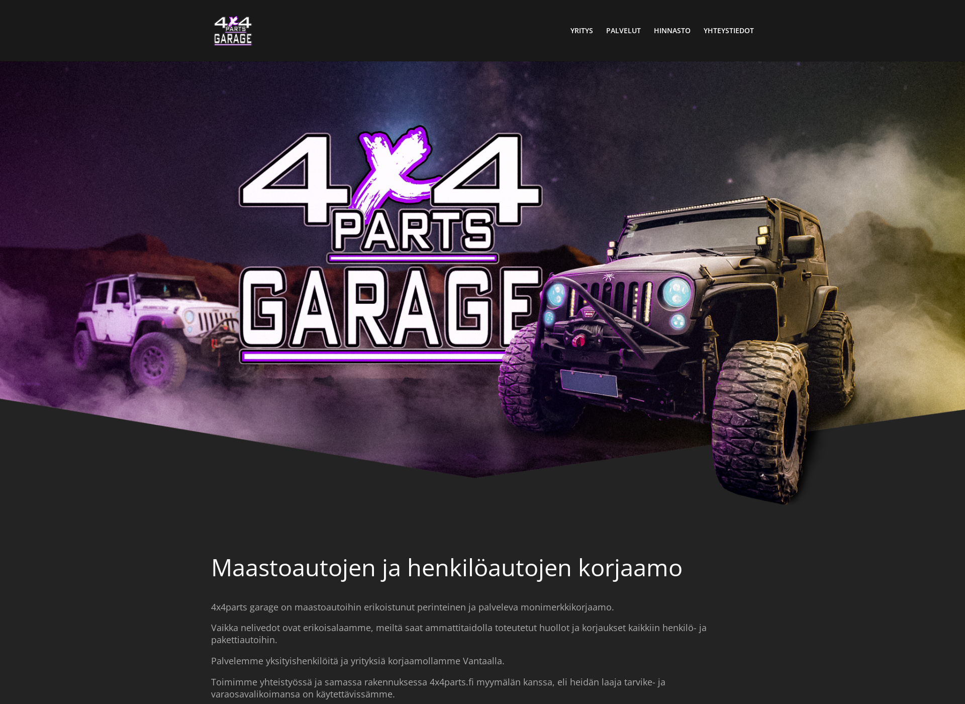Screenshot for 4x4autokorjaamo.fi