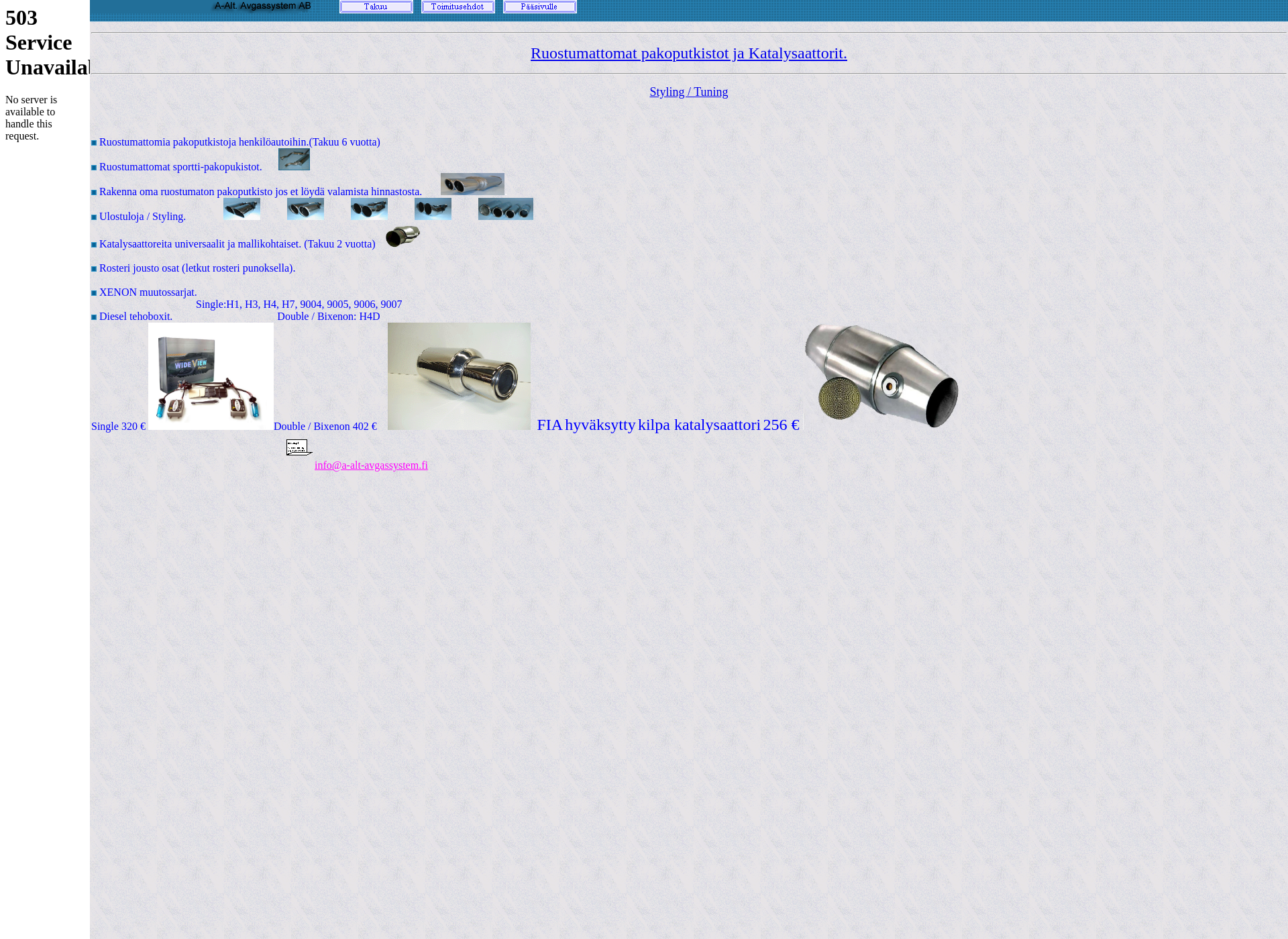 Screenshot for a-alt-avgassystem.fi