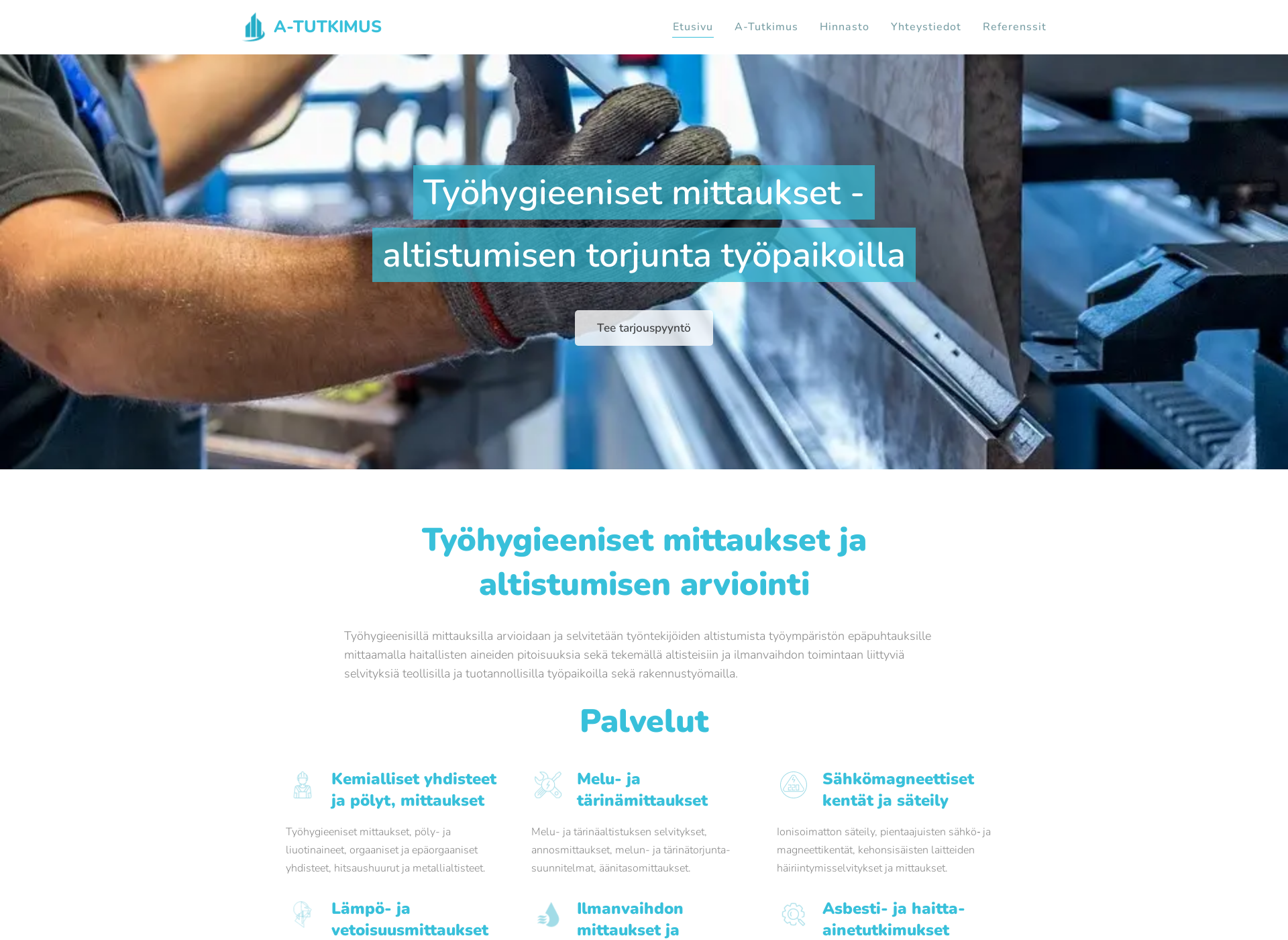 Screenshot for a-tutkimus.fi