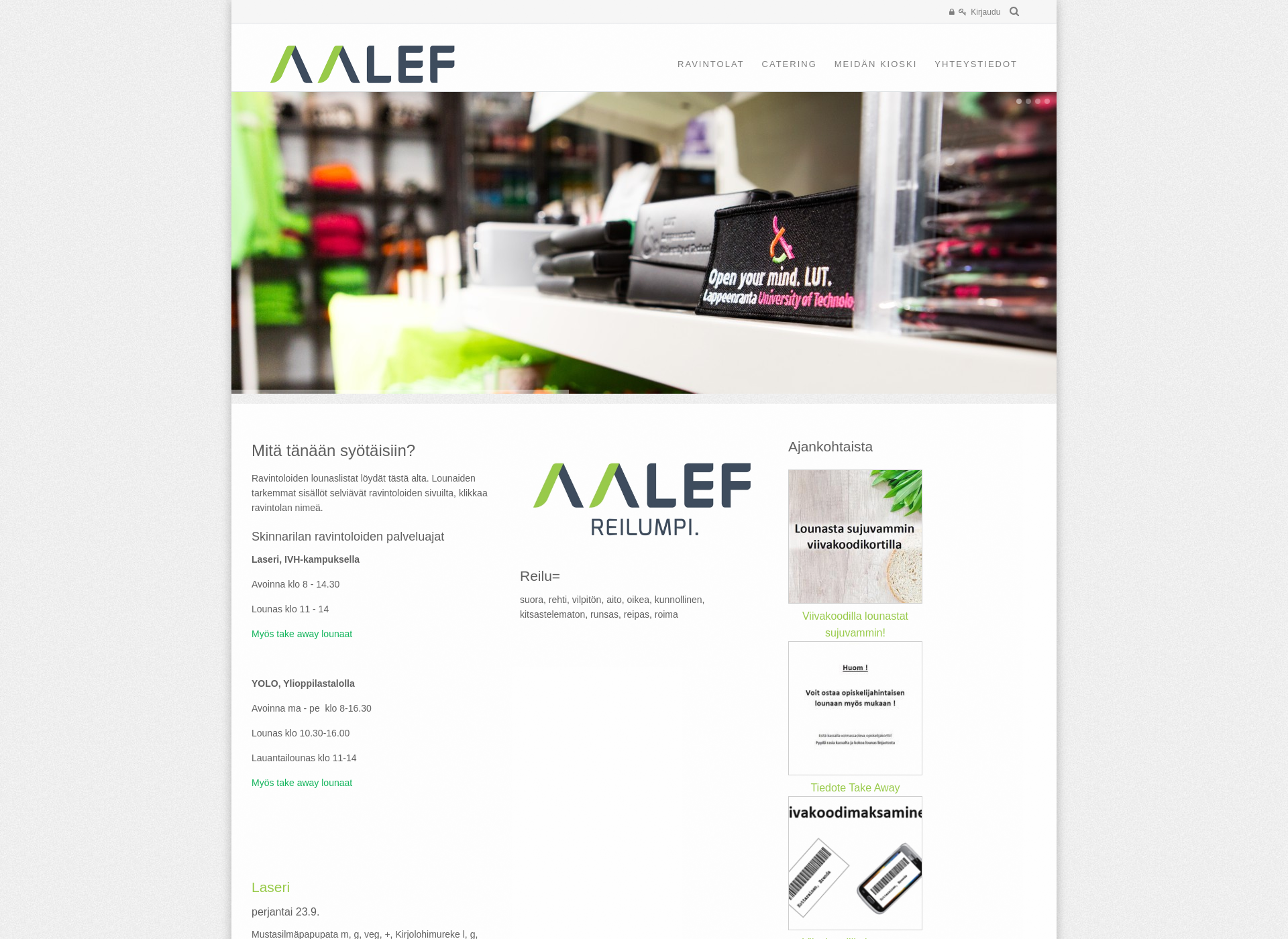 Screenshot for aalef.fi