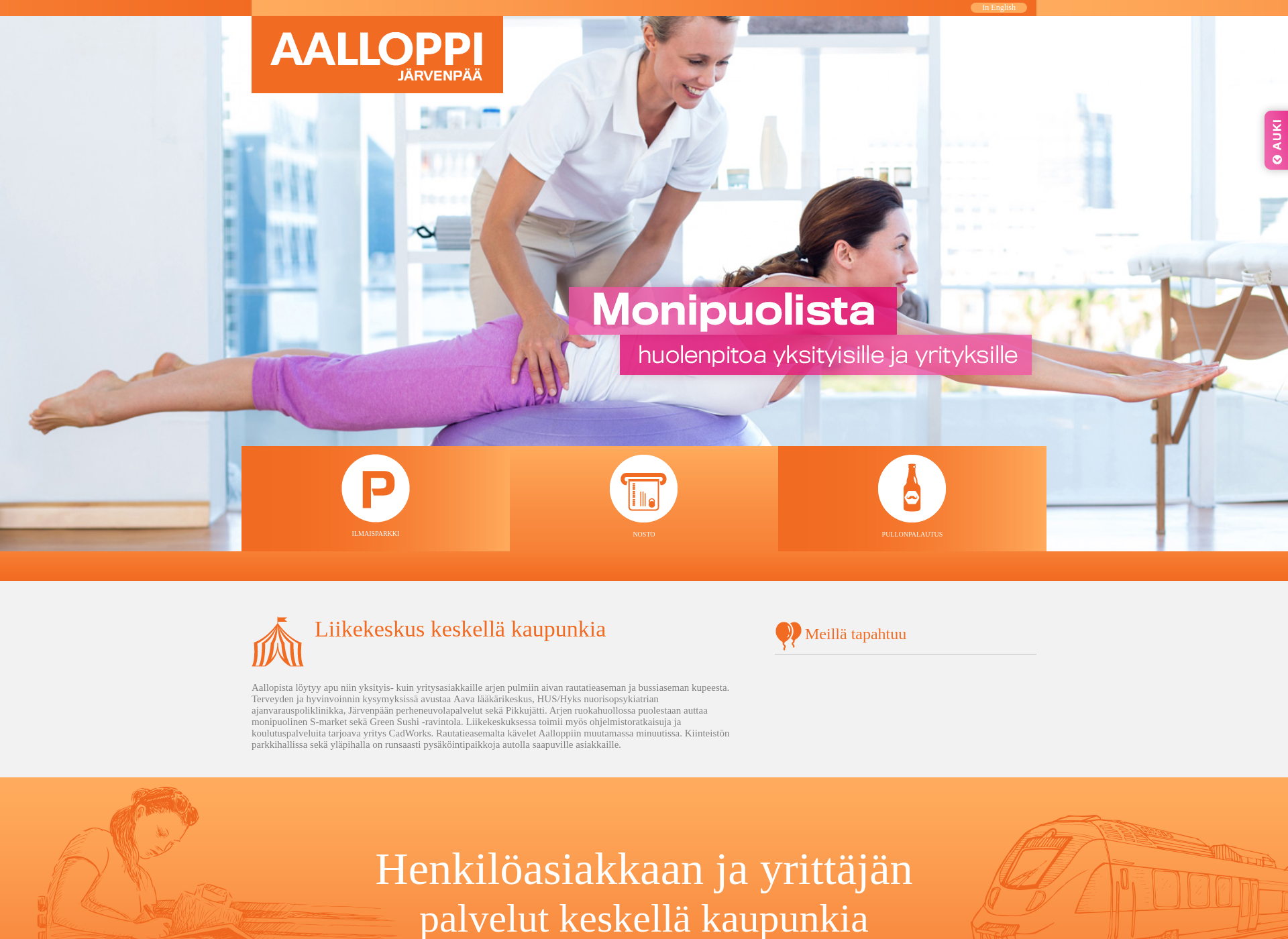 Skärmdump för aalloppi.fi