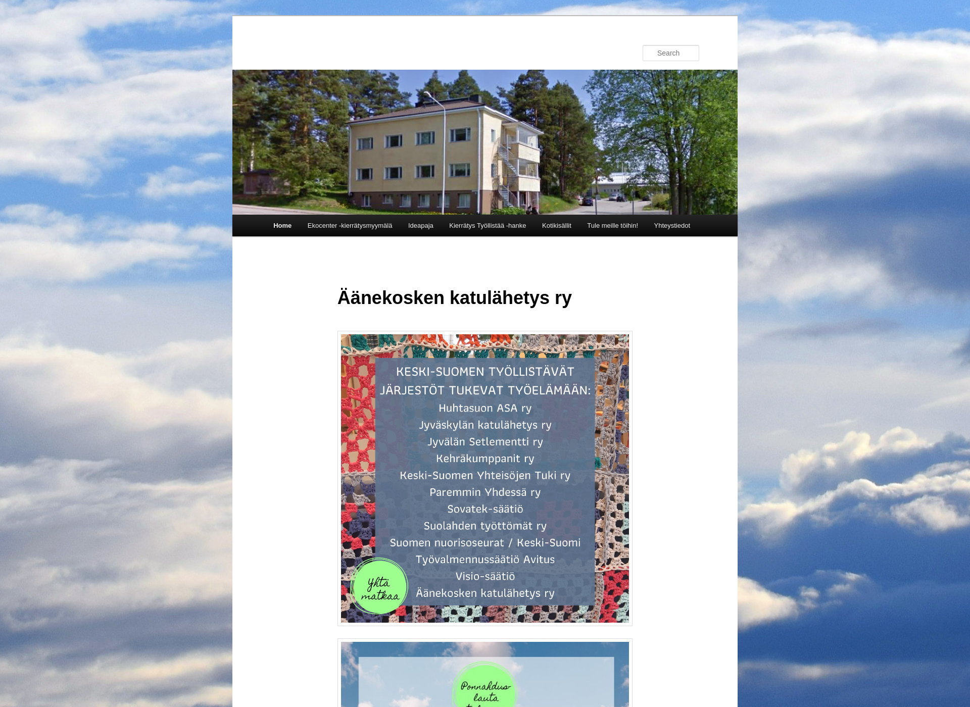 Skärmdump för aanekoskenkl.fi