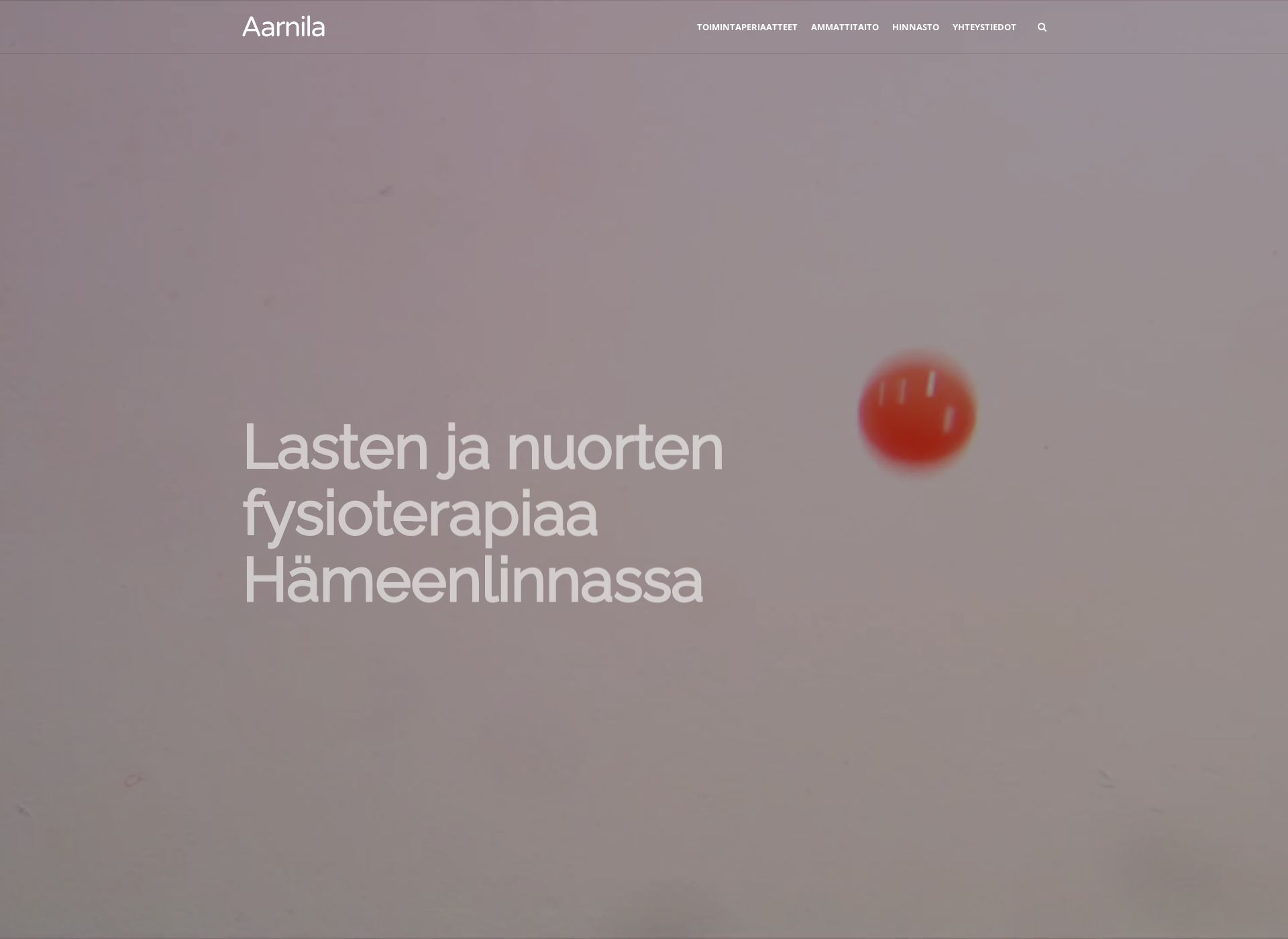 Skärmdump för aarnila.fi