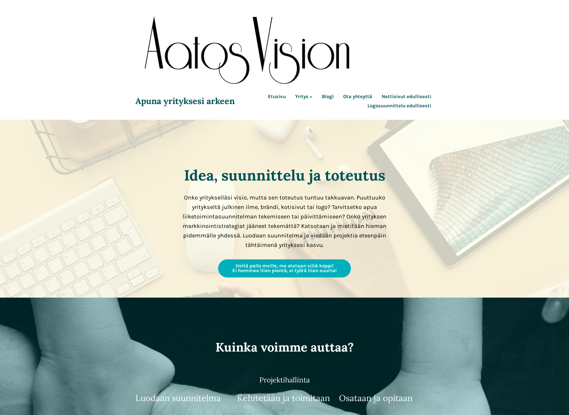 Screenshot for aatosvision.fi