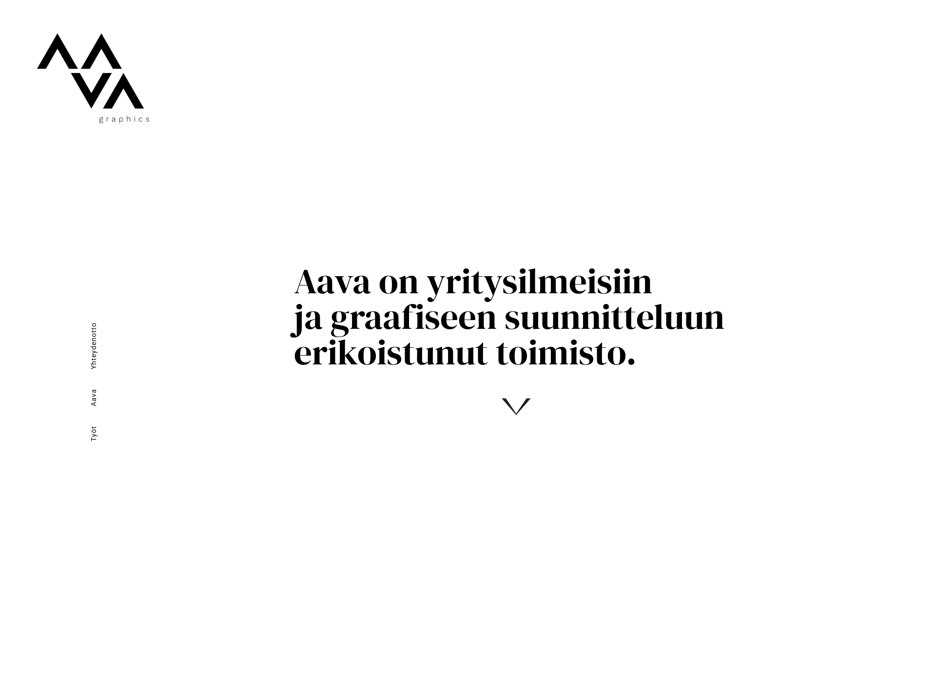 Skärmdump för aavagraphics.fi