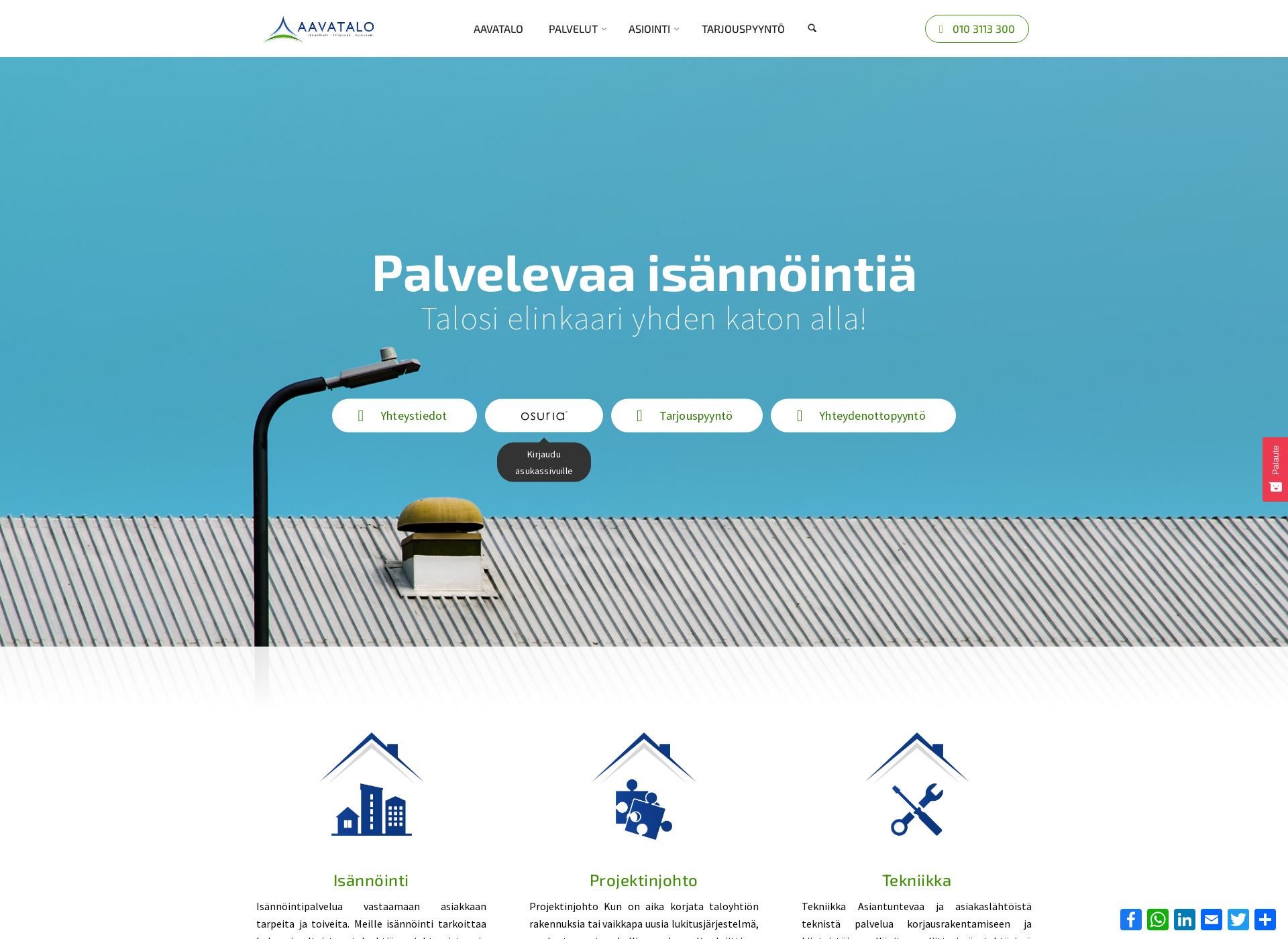 Screenshot for aavatalo.fi