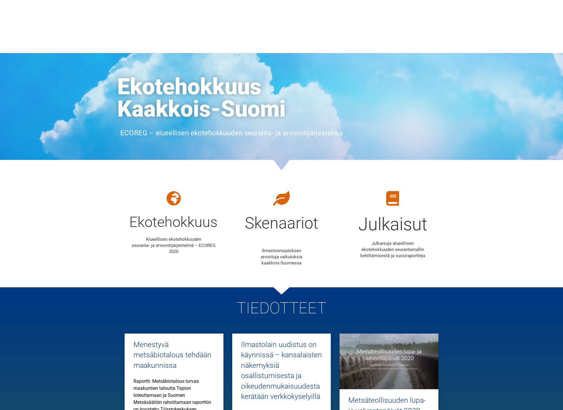 Screenshot for aavistus.fi