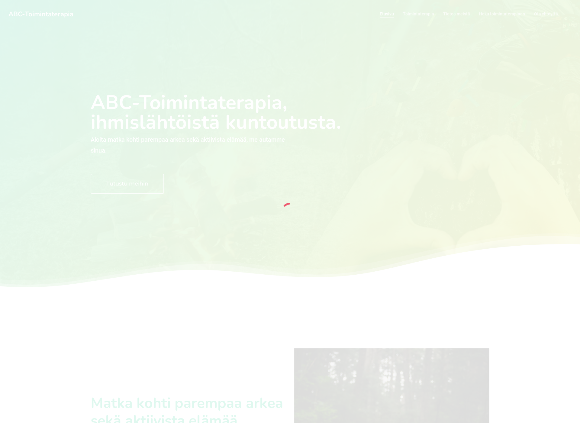 Screenshot for abc-toimintaterapia.fi