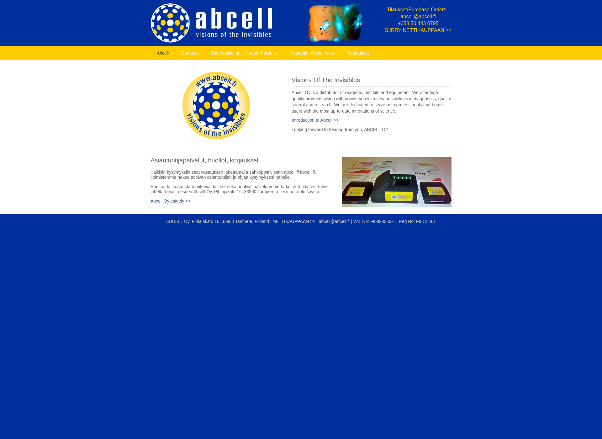 Screenshot for abcell.fi