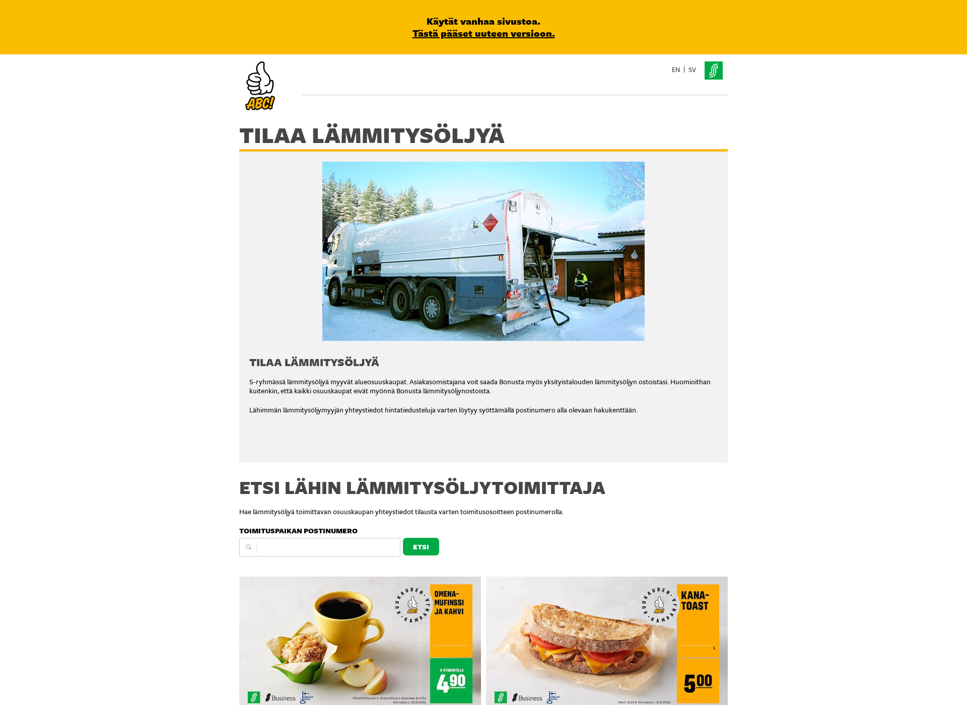 Screenshot for abclammitysoljy.fi