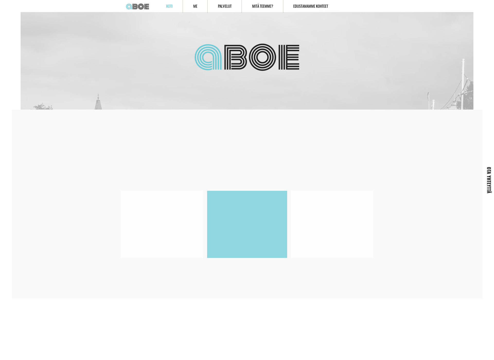 Screenshot for aboe.fi