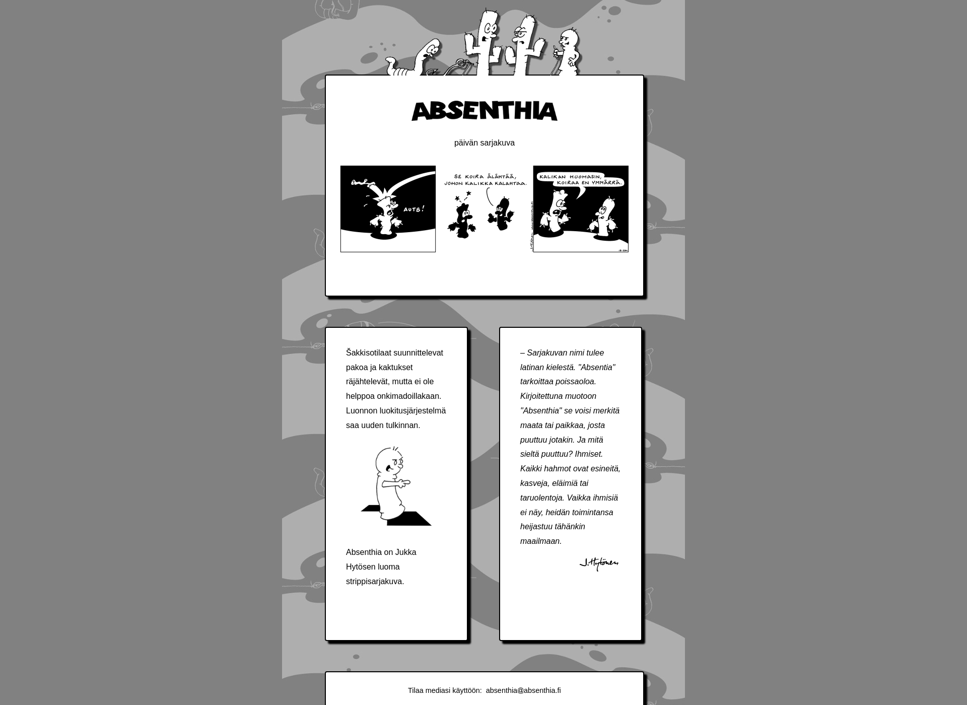 Screenshot for absenthia.fi
