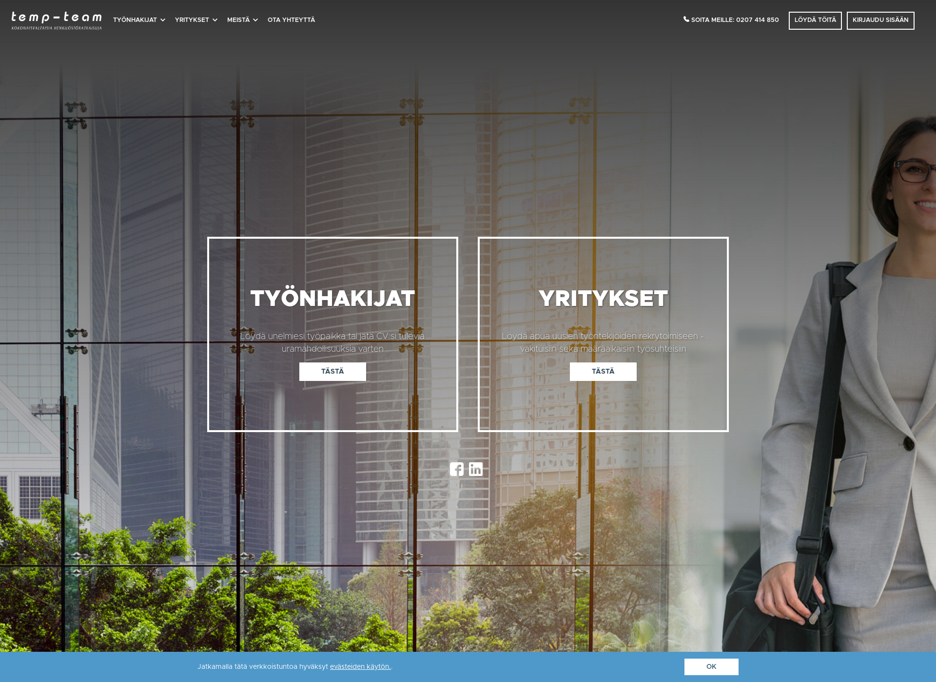 Skärmdump för access-professionals.fi