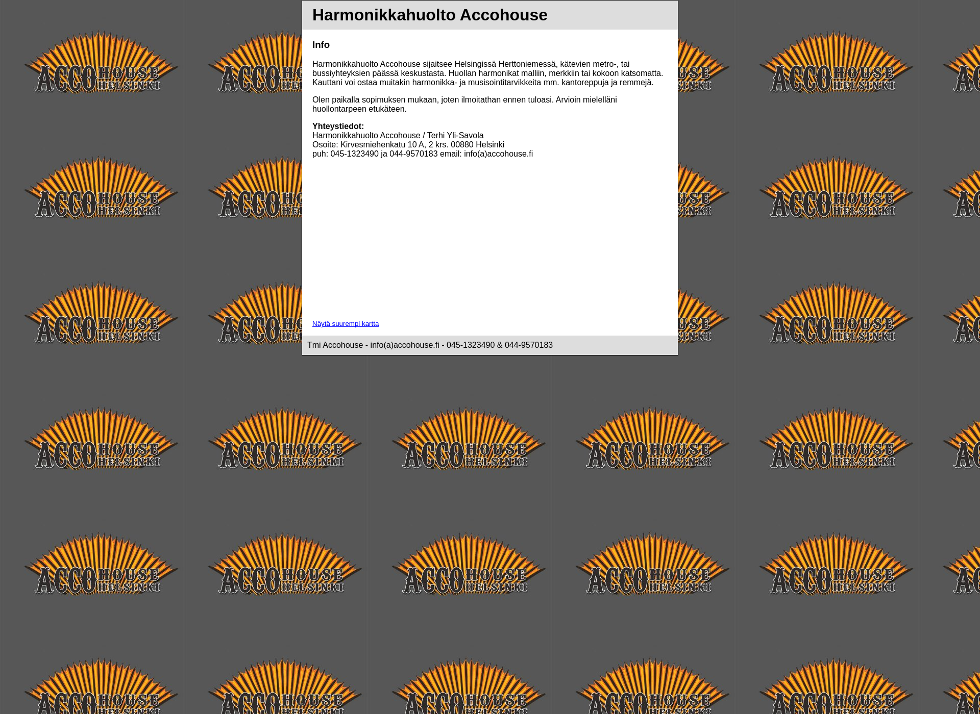 Screenshot for accohouse.fi