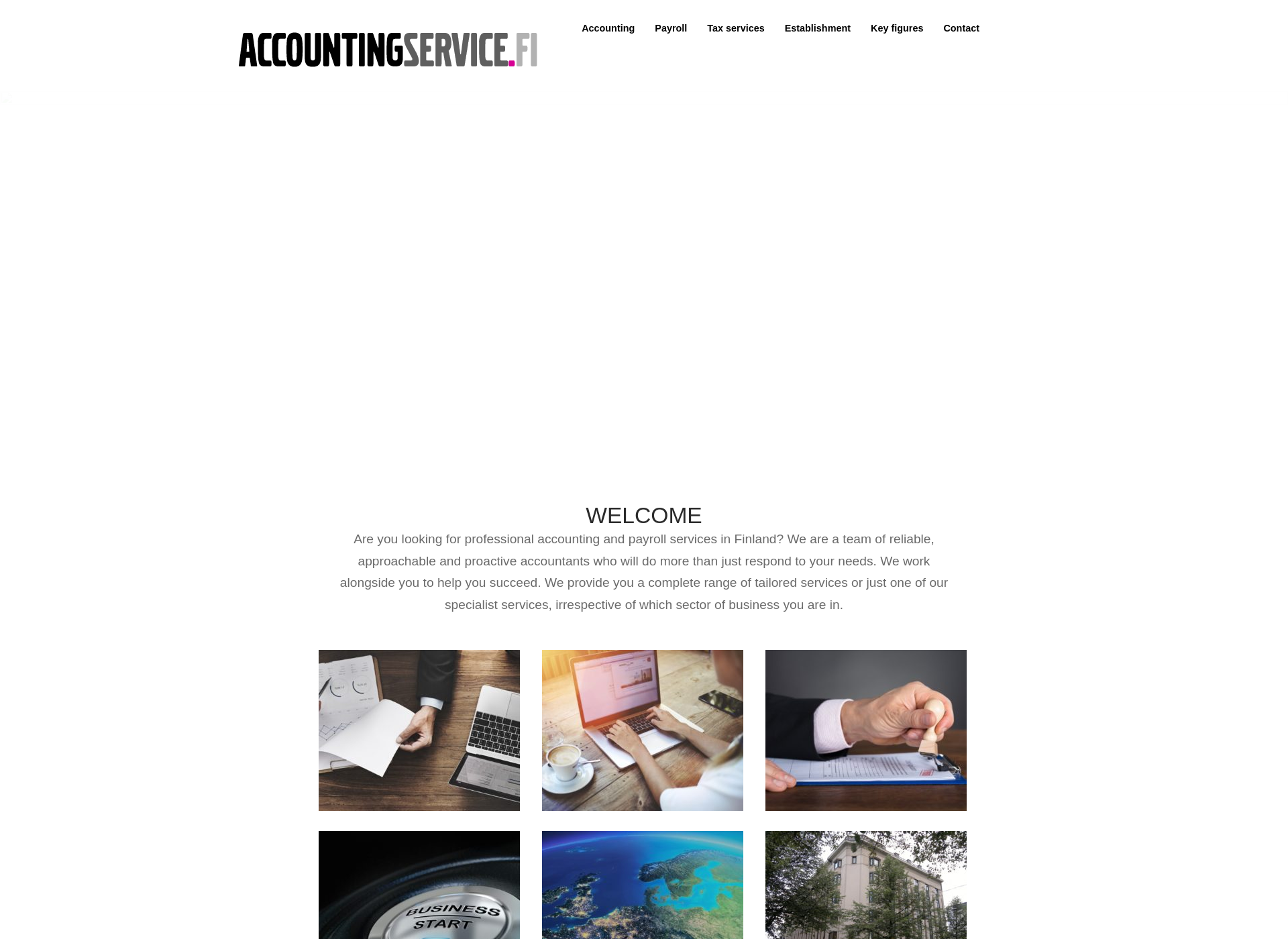 Skärmdump för accountingservice.fi