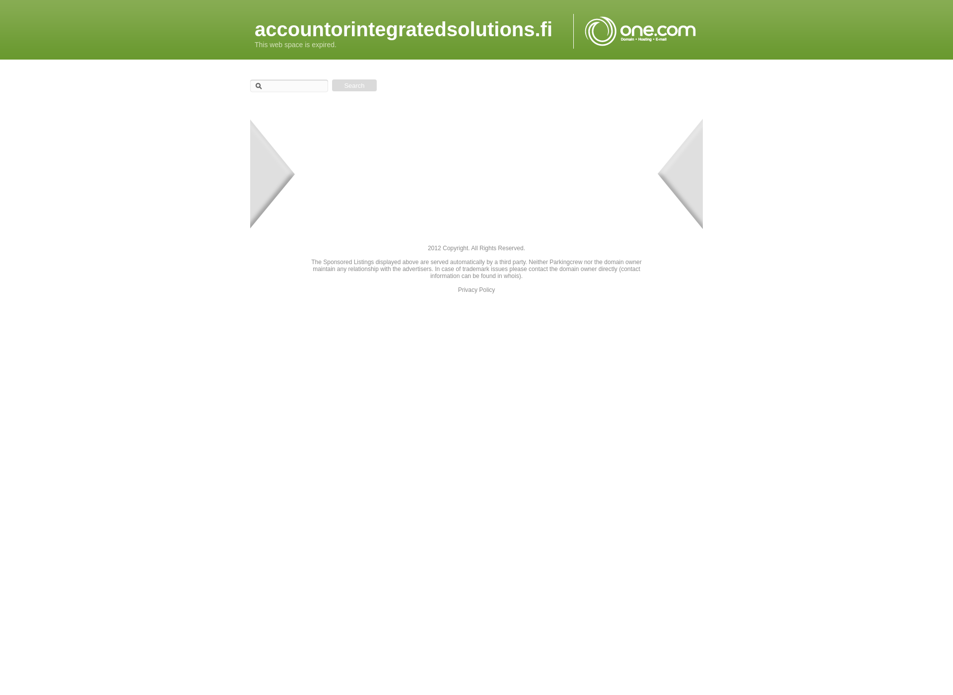 Skärmdump för accountorintegratedsolutions.fi