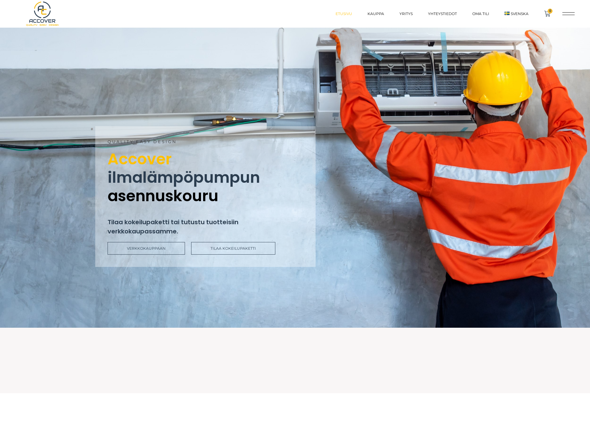 Skärmdump för accoveronline.fi