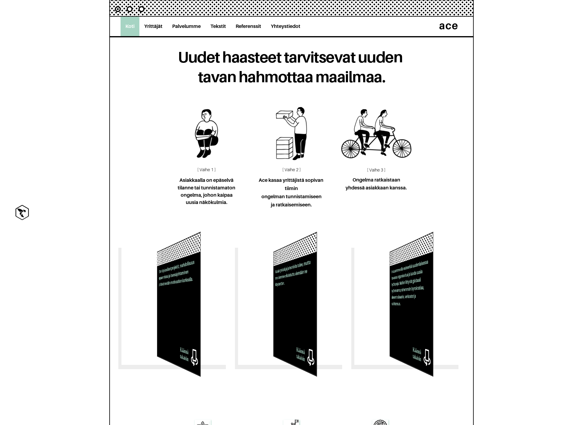 Skärmdump för aceconsulting.fi