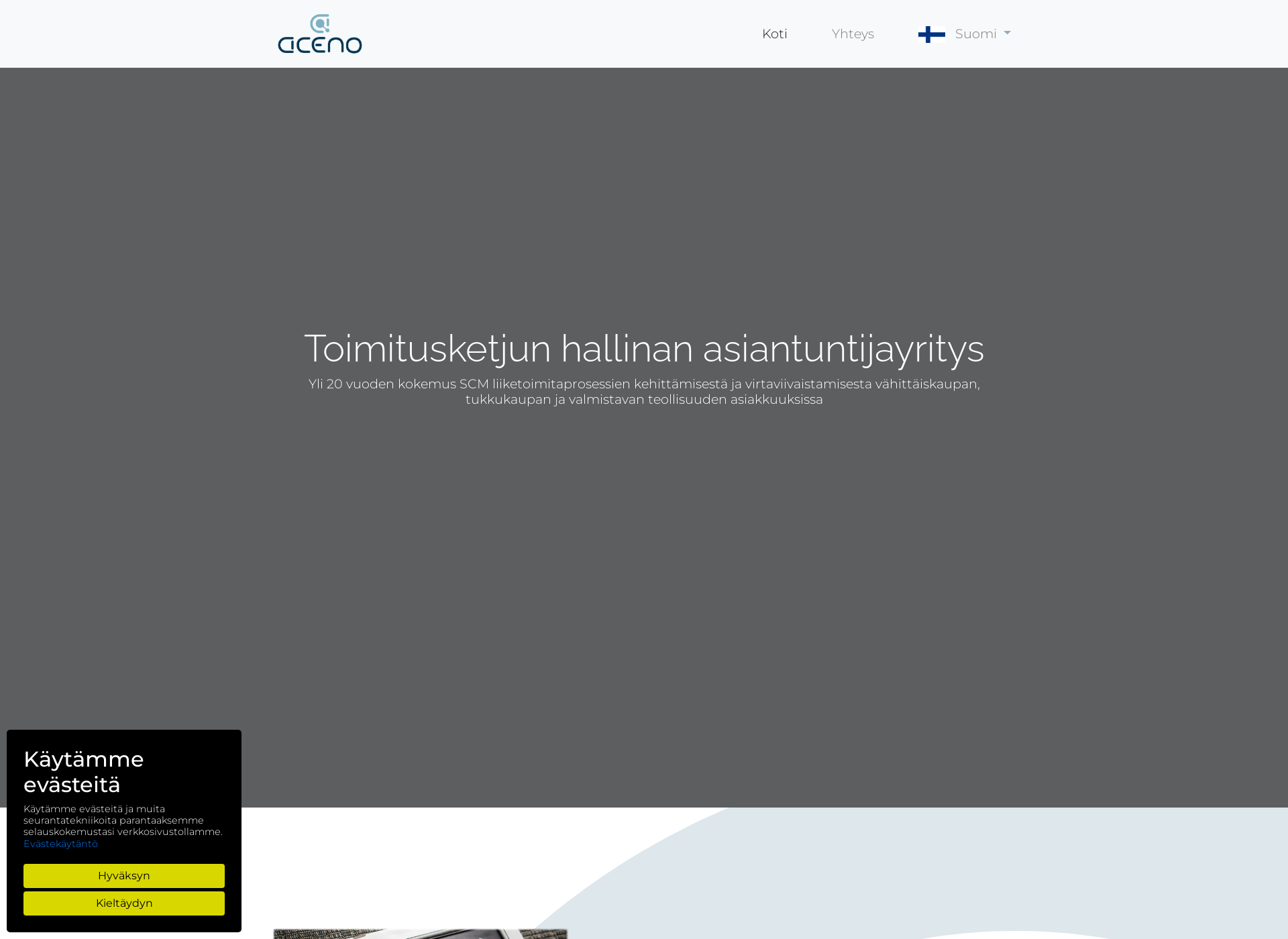 Screenshot for aceno.fi