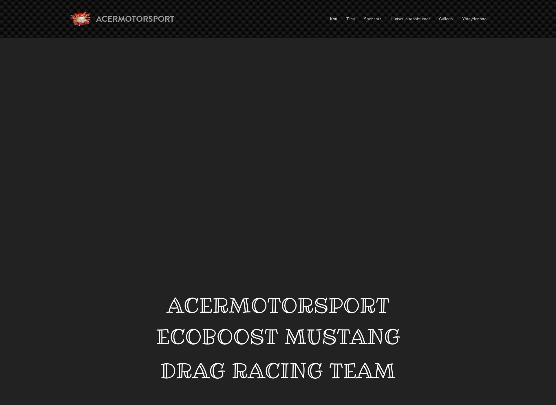 Screenshot for acermotorsport.fi