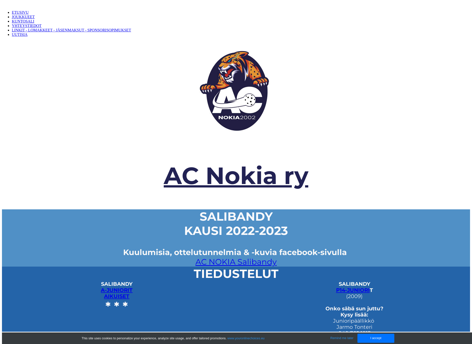 Screenshot for acnokia.fi