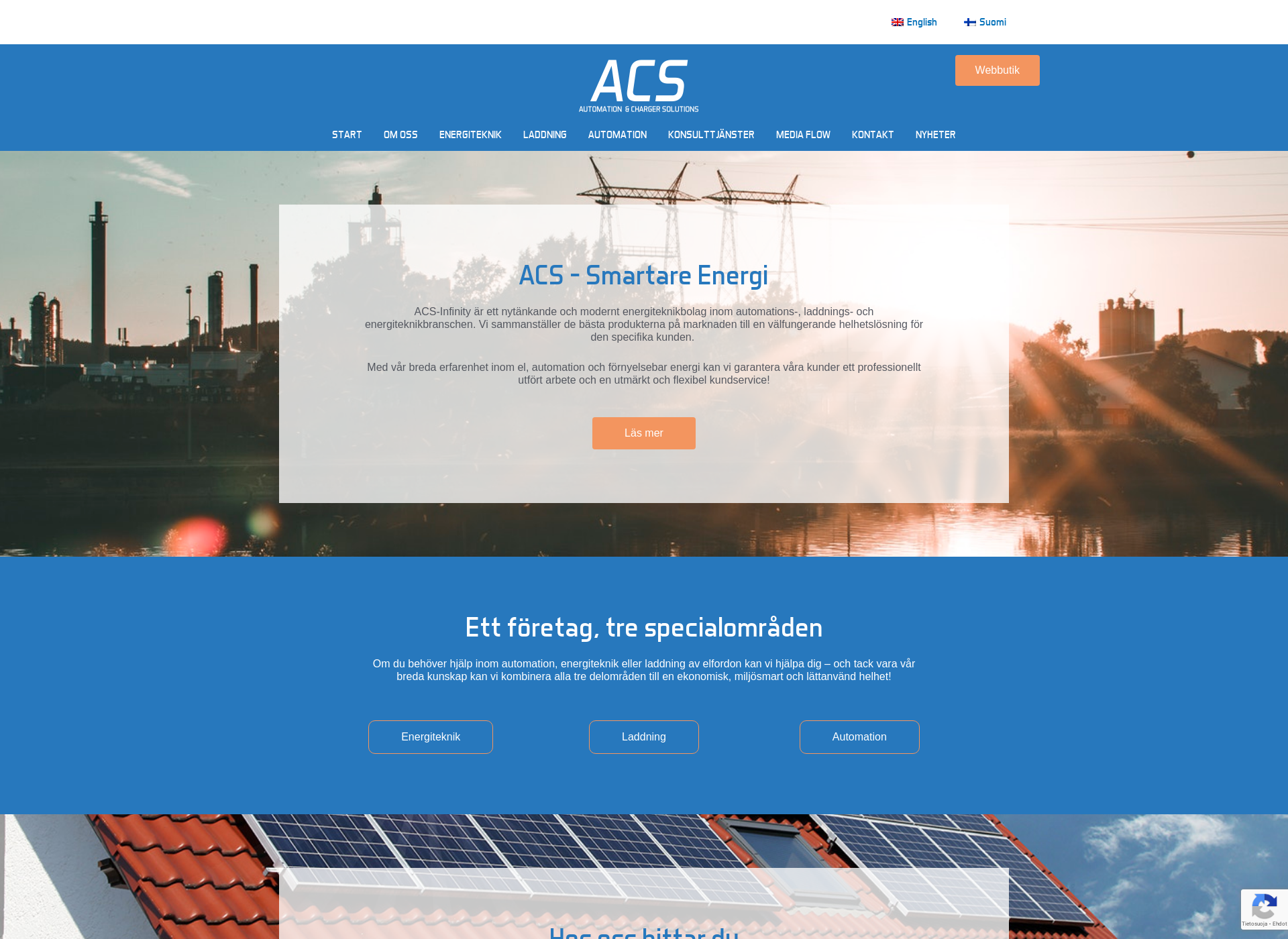 Skärmdump för acs-energy.com
