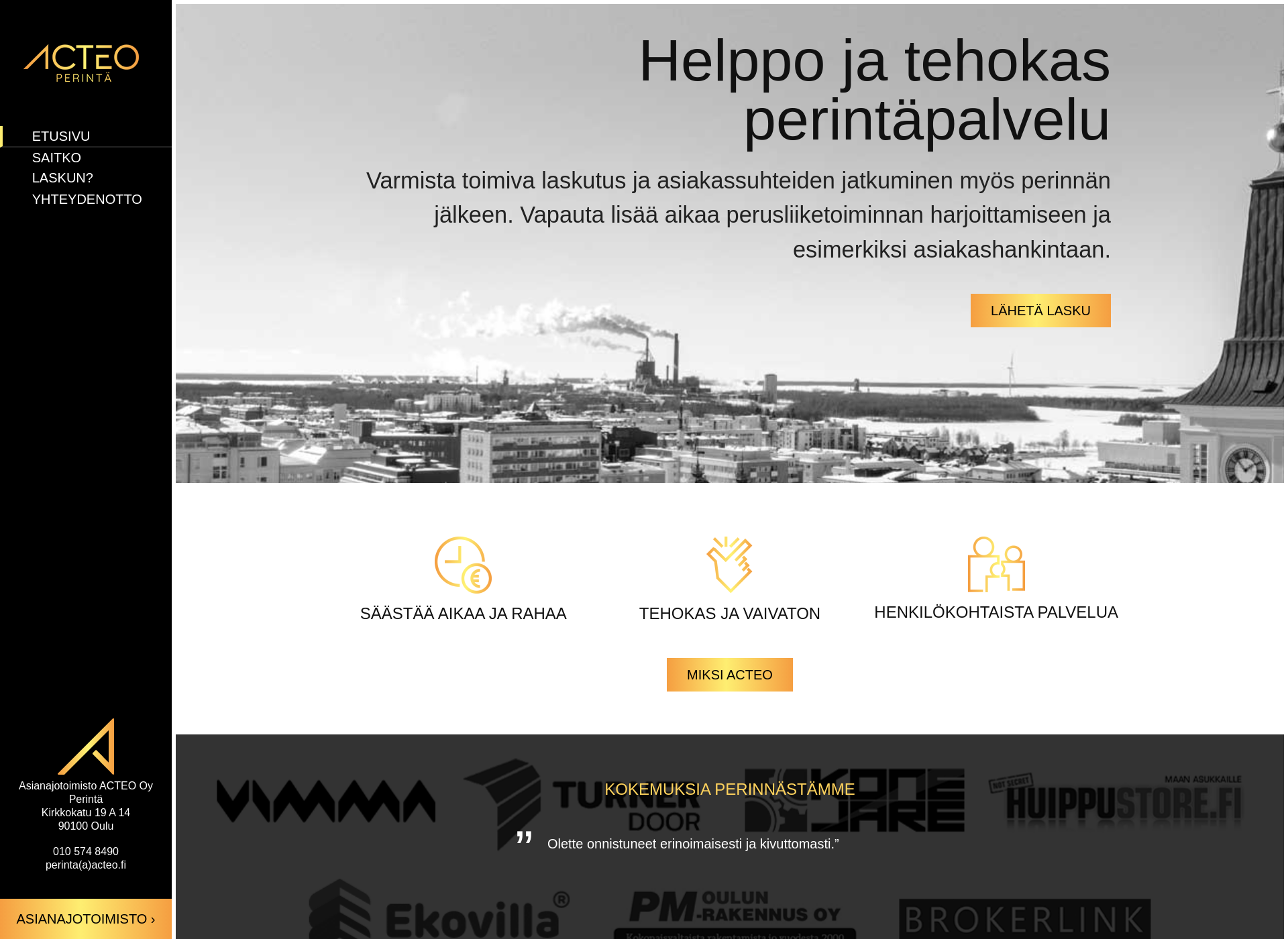 Screenshot for acteoperinta.fi