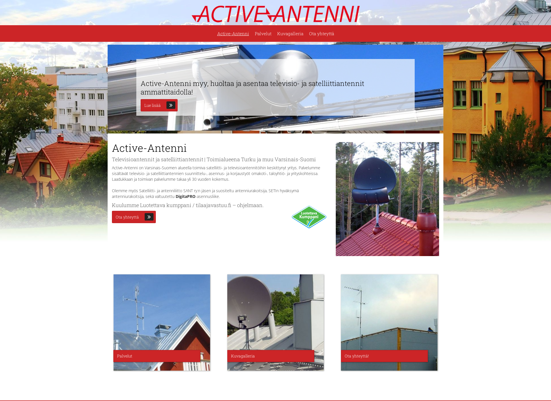 Screenshot for activeantenni.fi