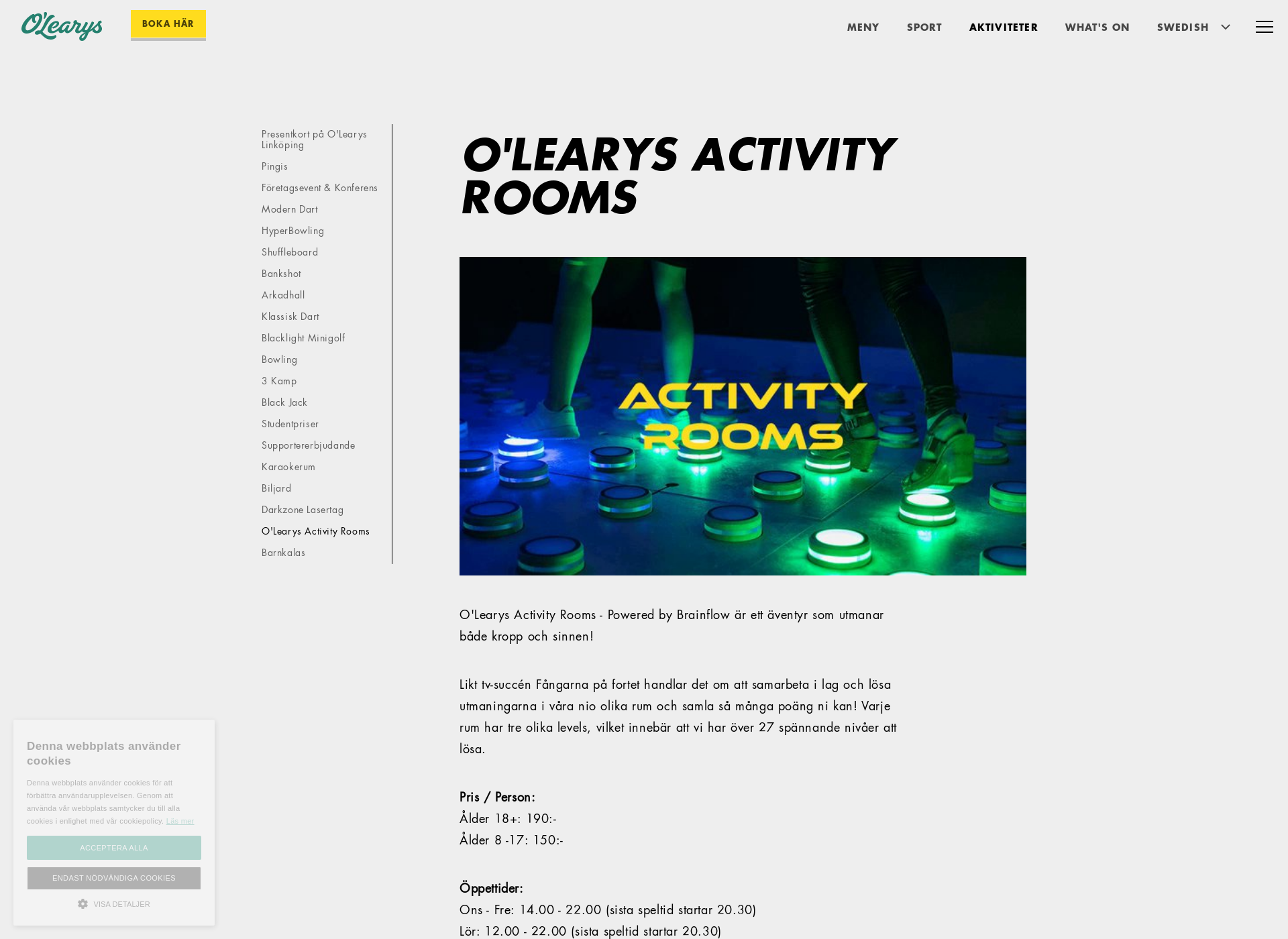 Screenshot for activityrooms.fi