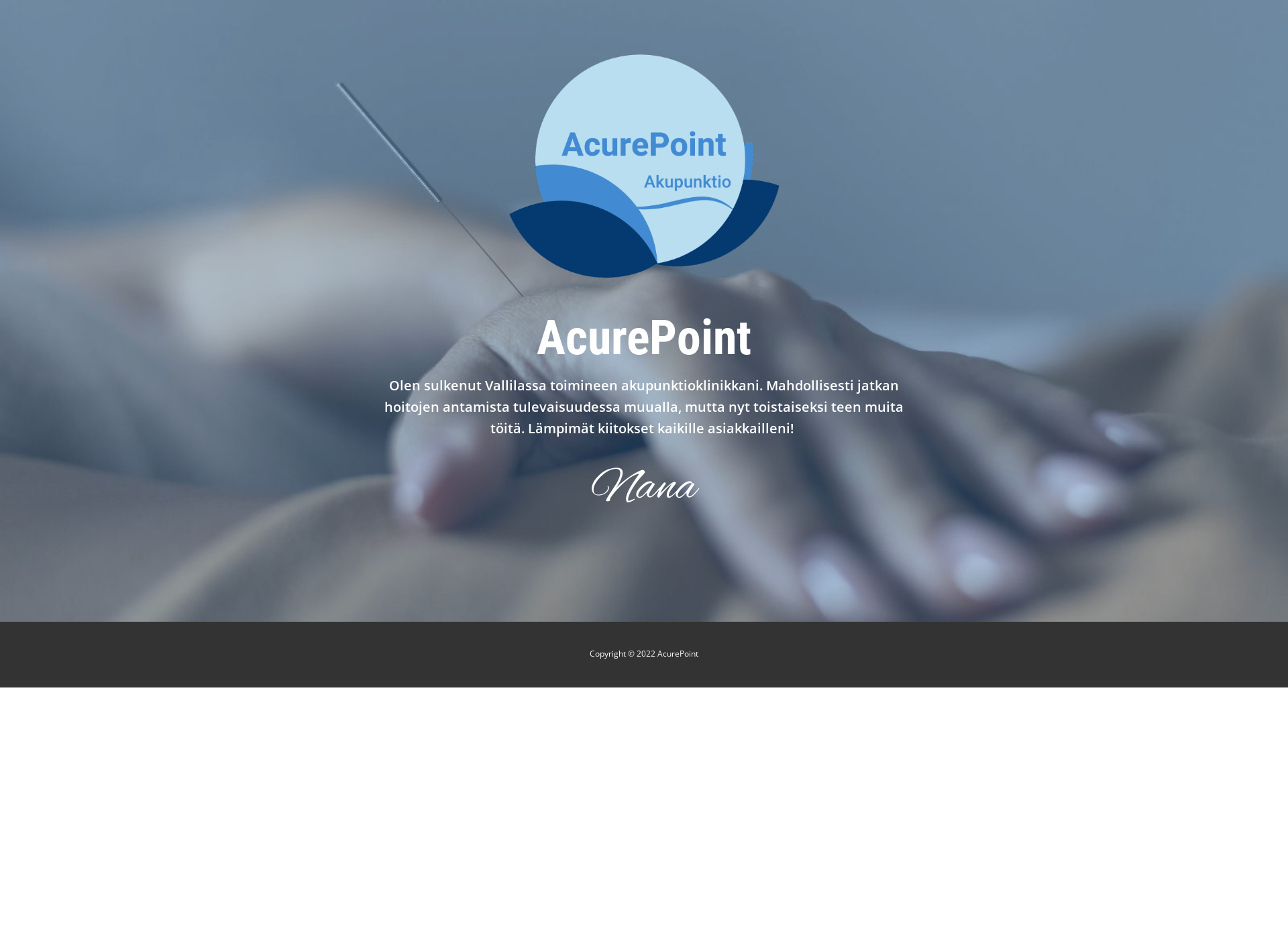 Screenshot for acurepoint.fi