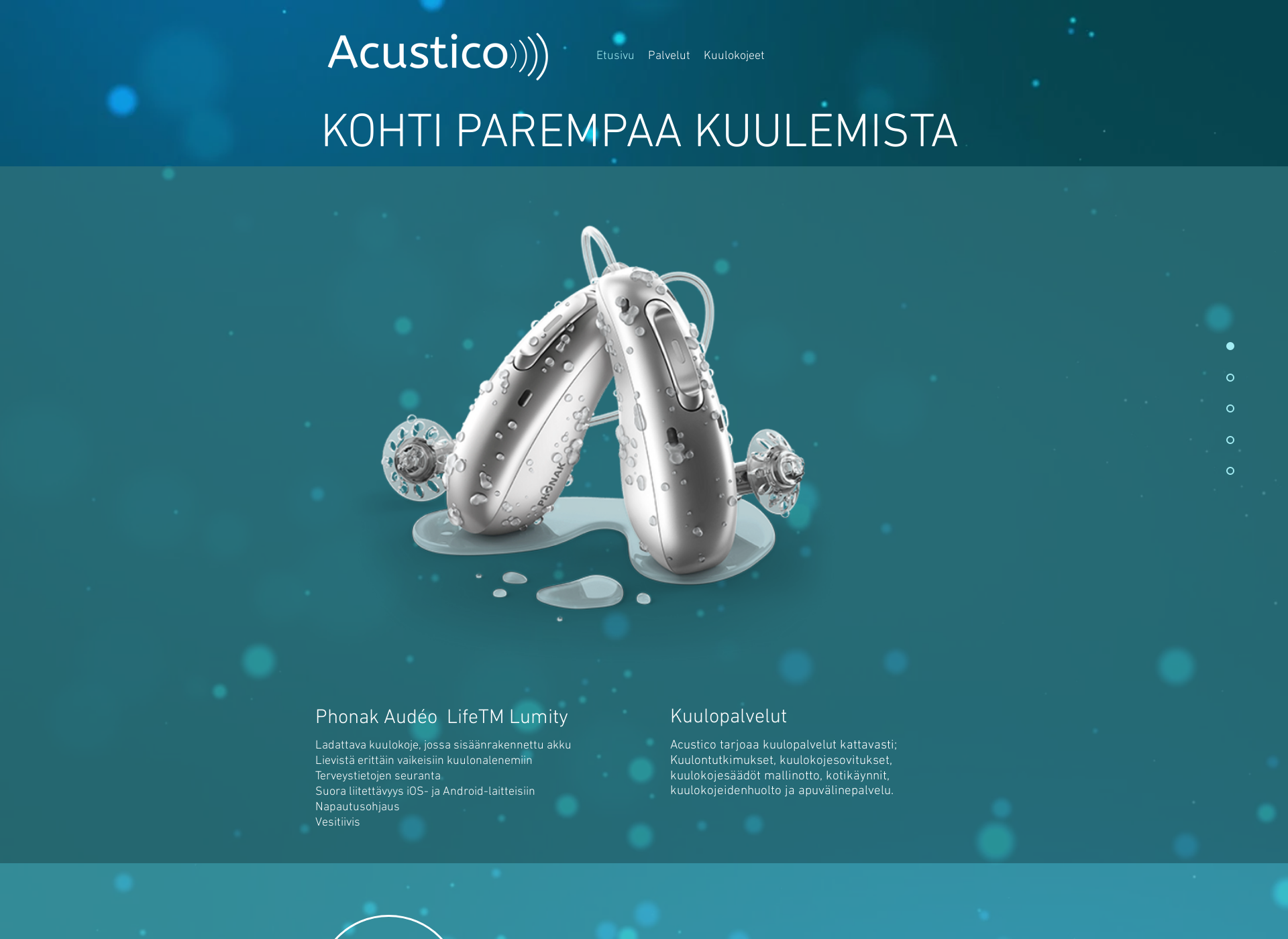Screenshot for acustico.fi