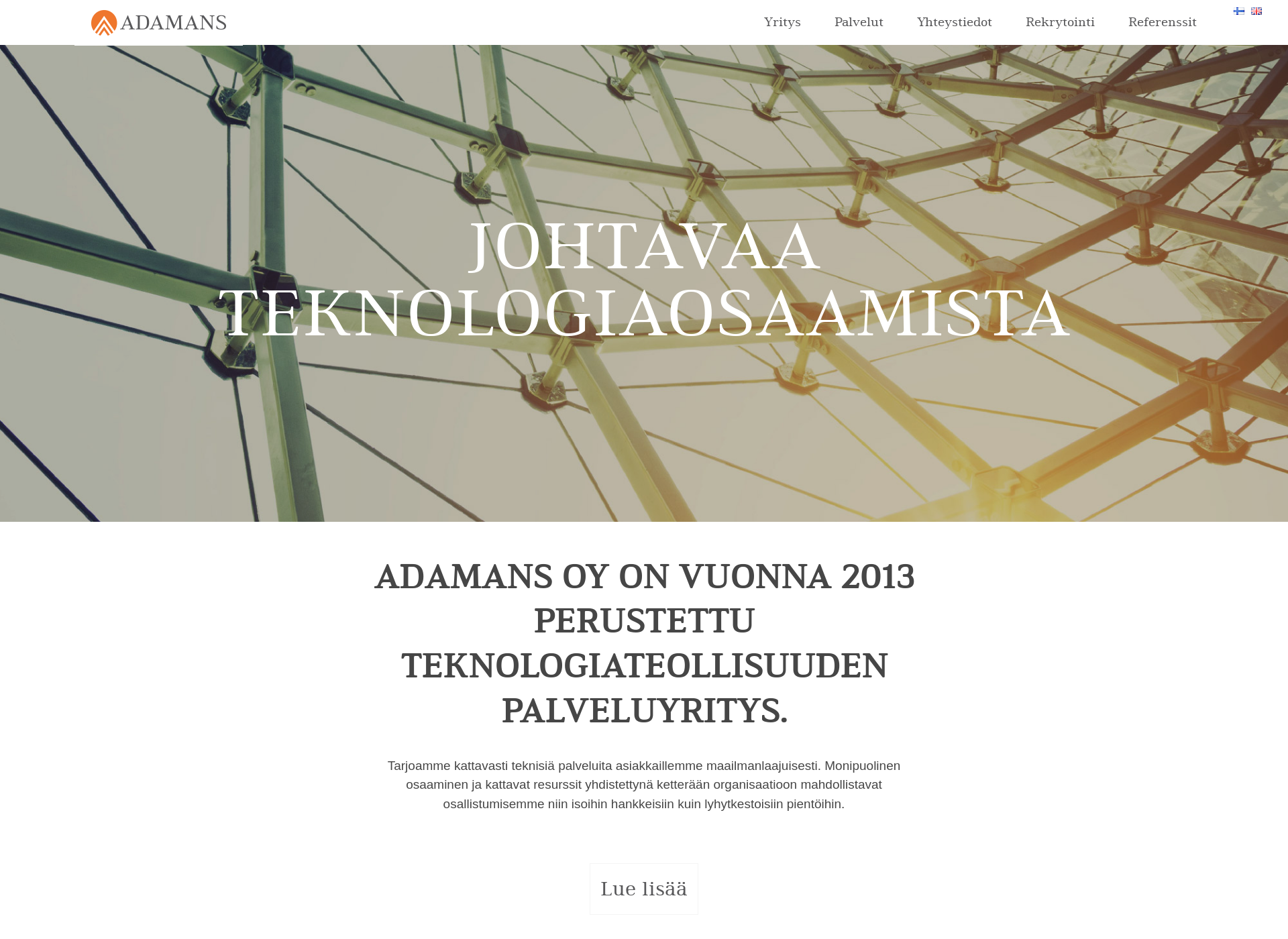 Screenshot for adamans.fi