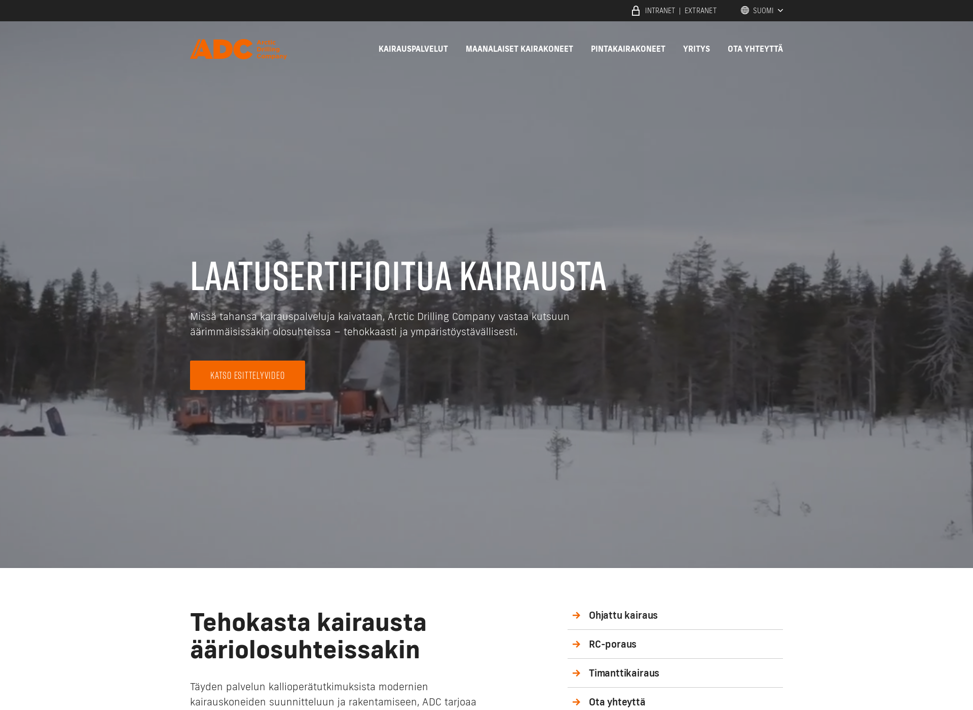 Screenshot for adcltd.fi