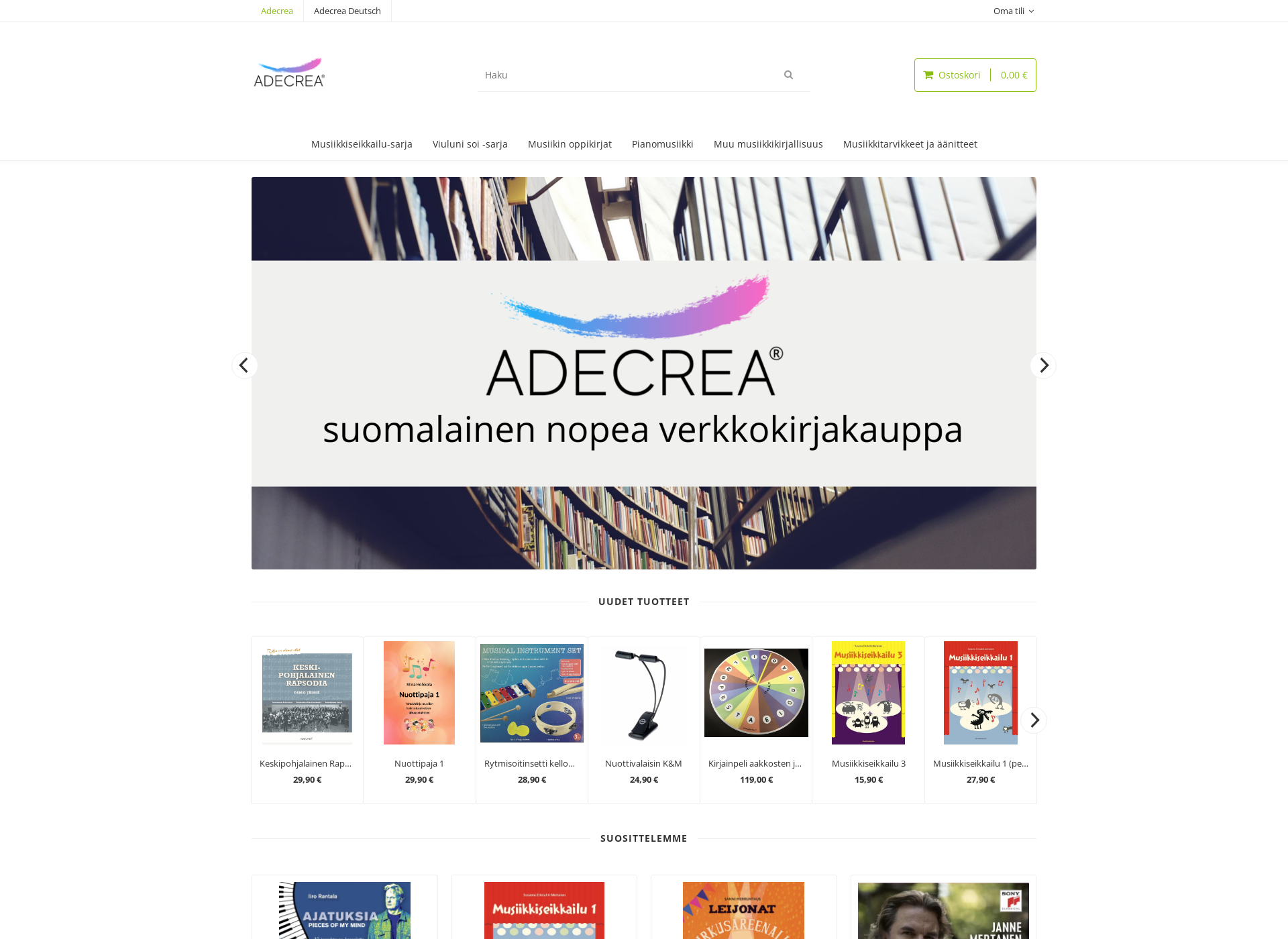 Screenshot for adecrea.fi