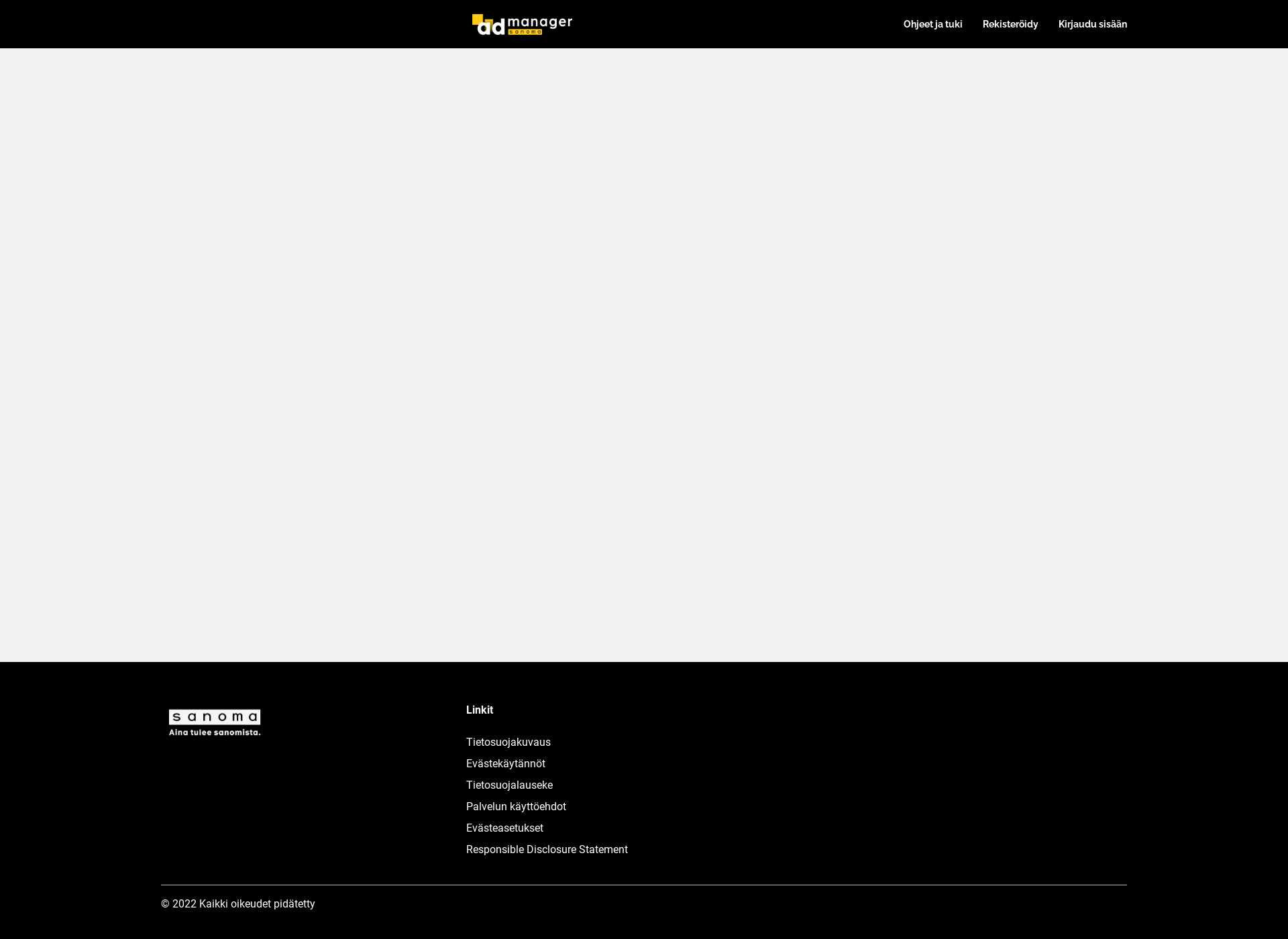 Screenshot for admanager.fi