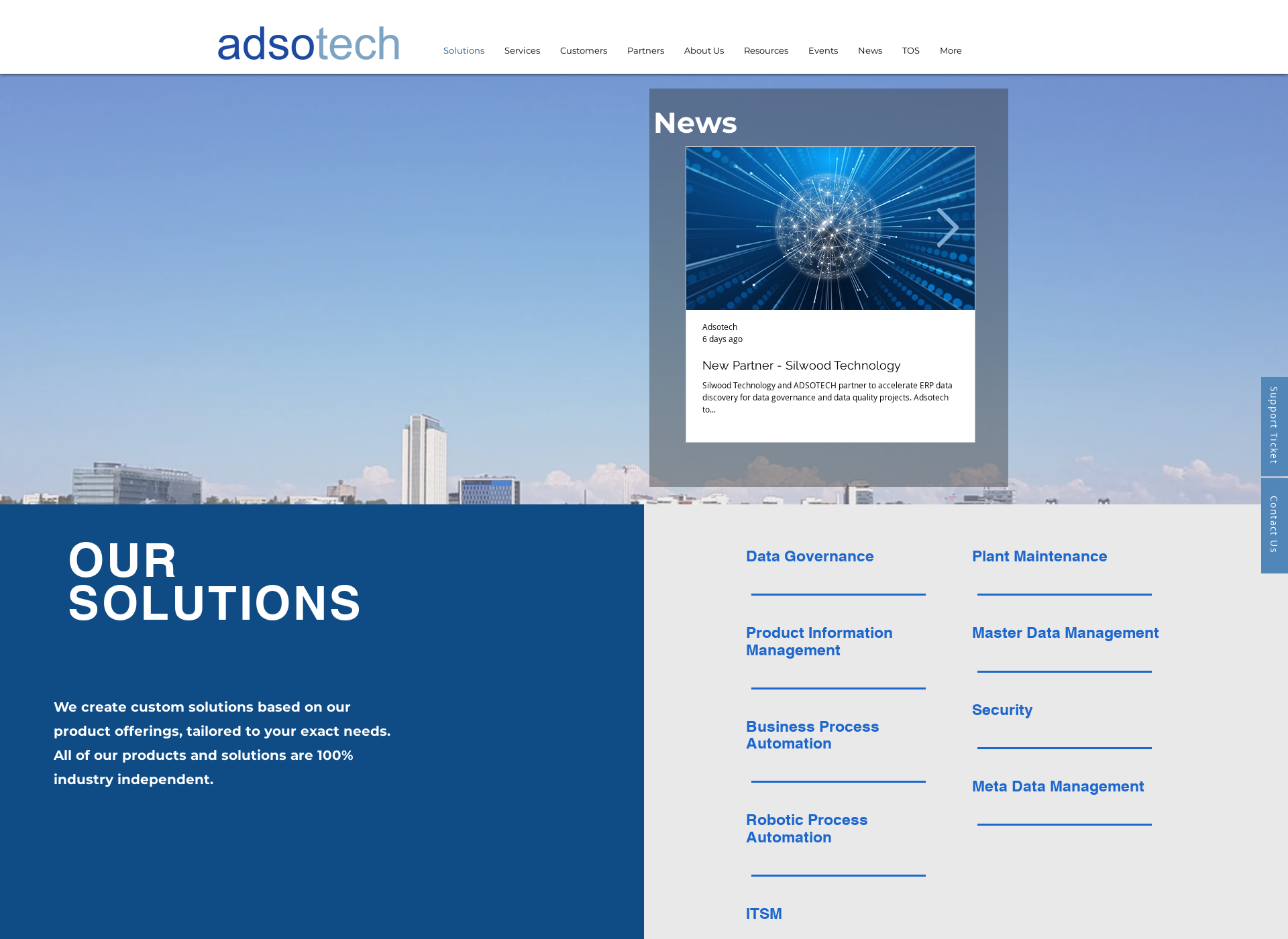 Screenshot for adsotech.com