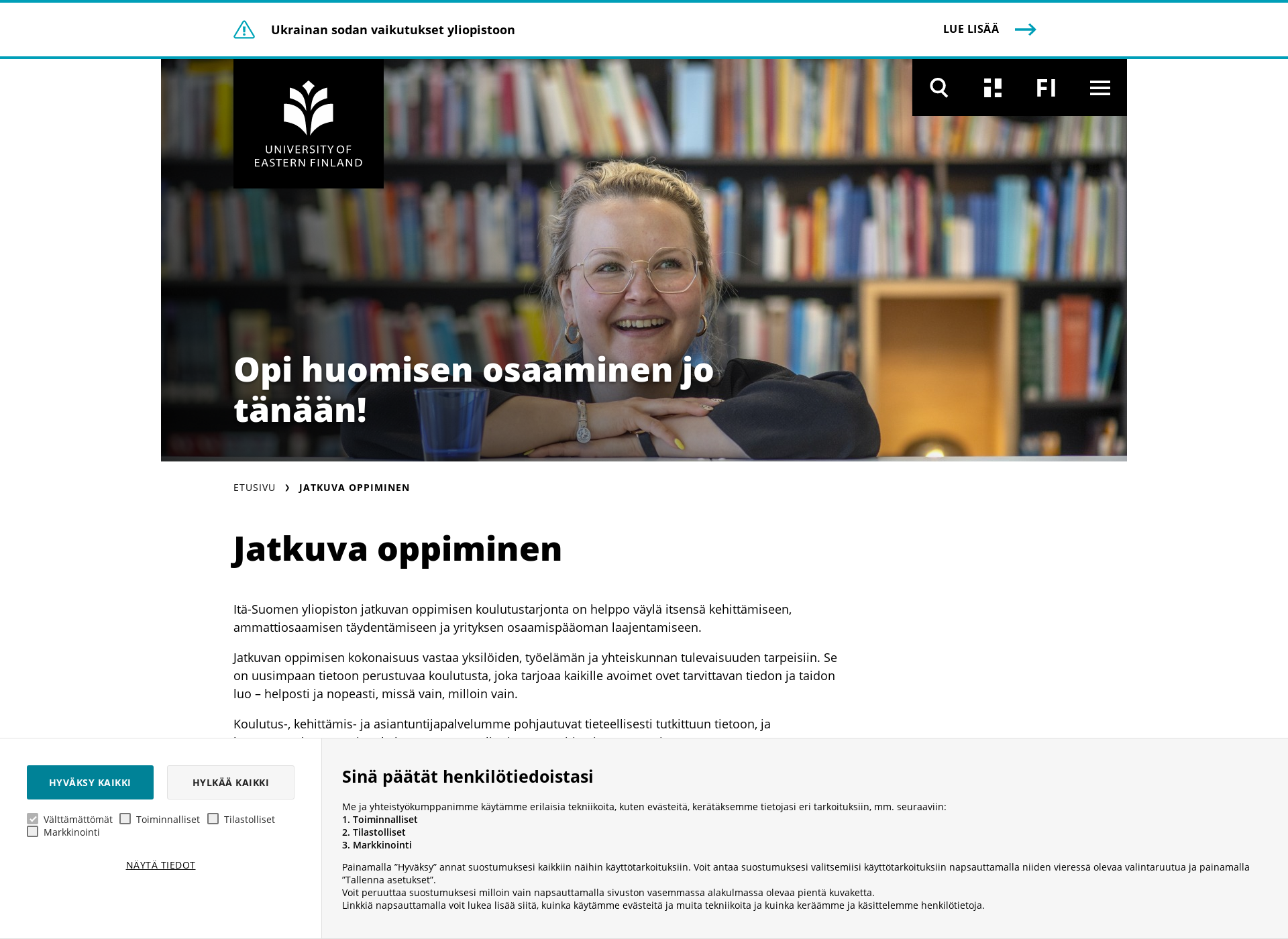 Screenshot for aducate.fi