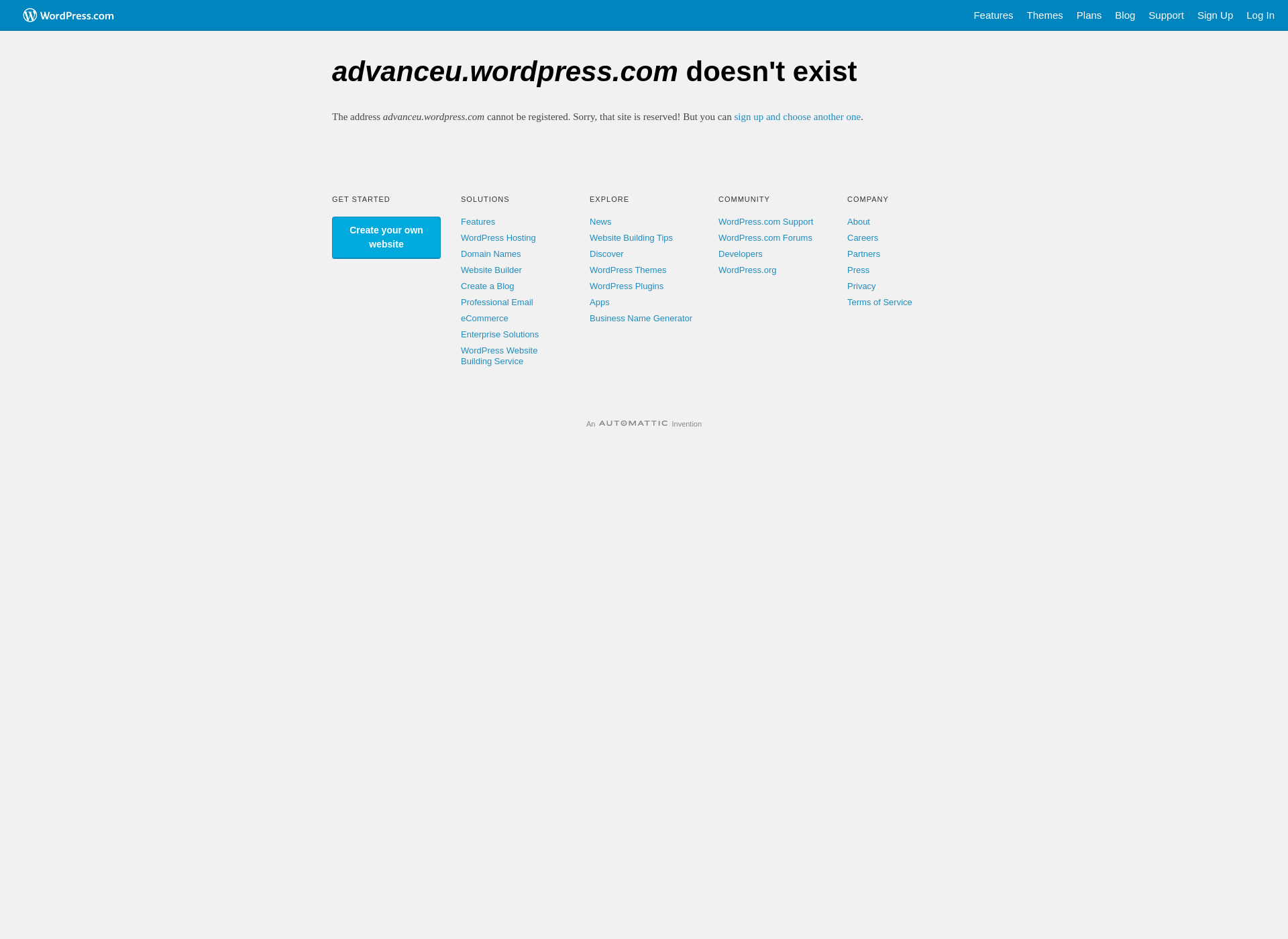 Screenshot for advanceu.fi