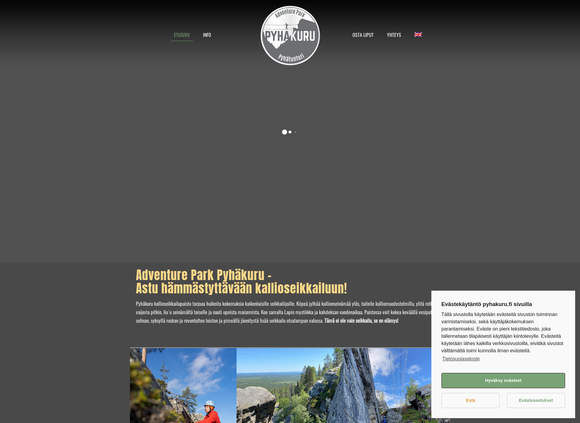 Screenshot for adventureparkpyhakuru.fi