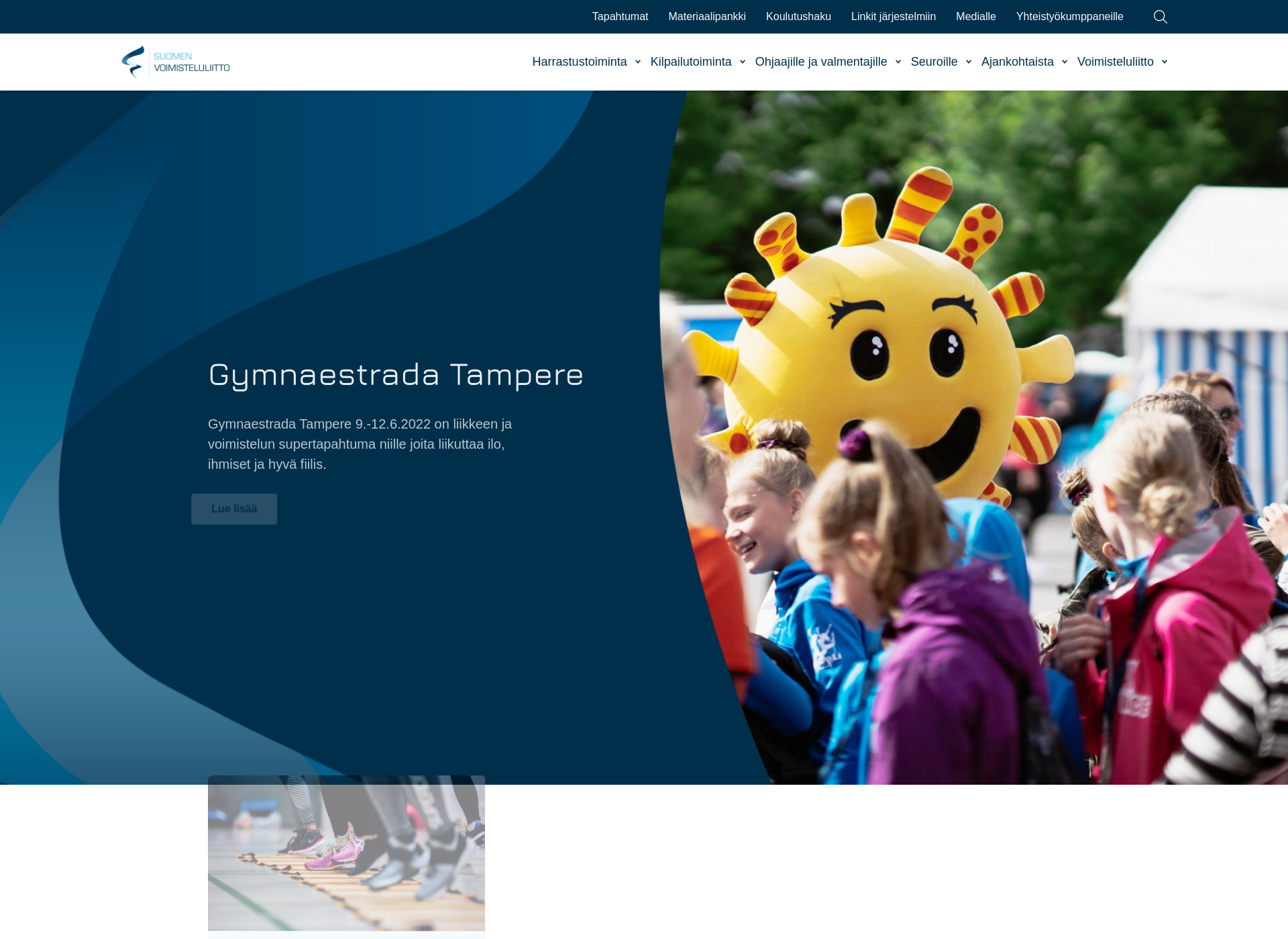 Skärmdump för agghelsinki2021.fi
