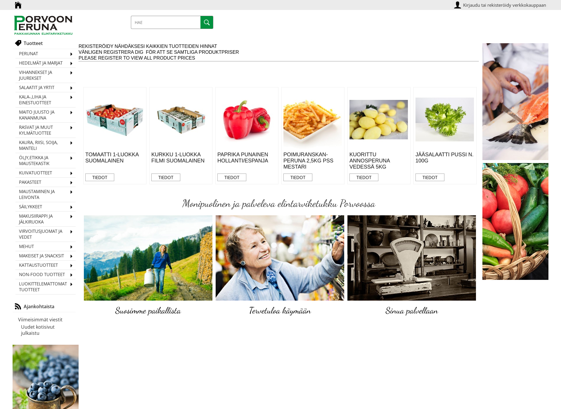 Screenshot for agrica.fi