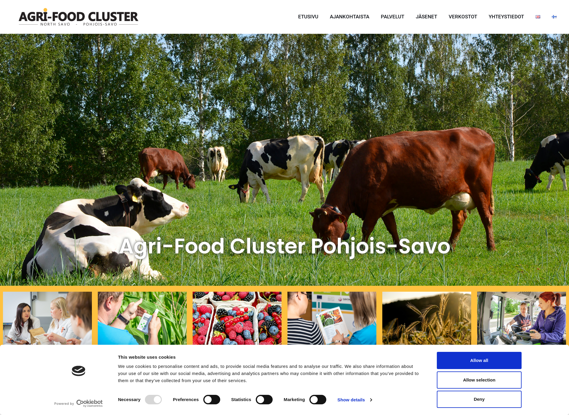 Screenshot for agrifoodclusterns.fi