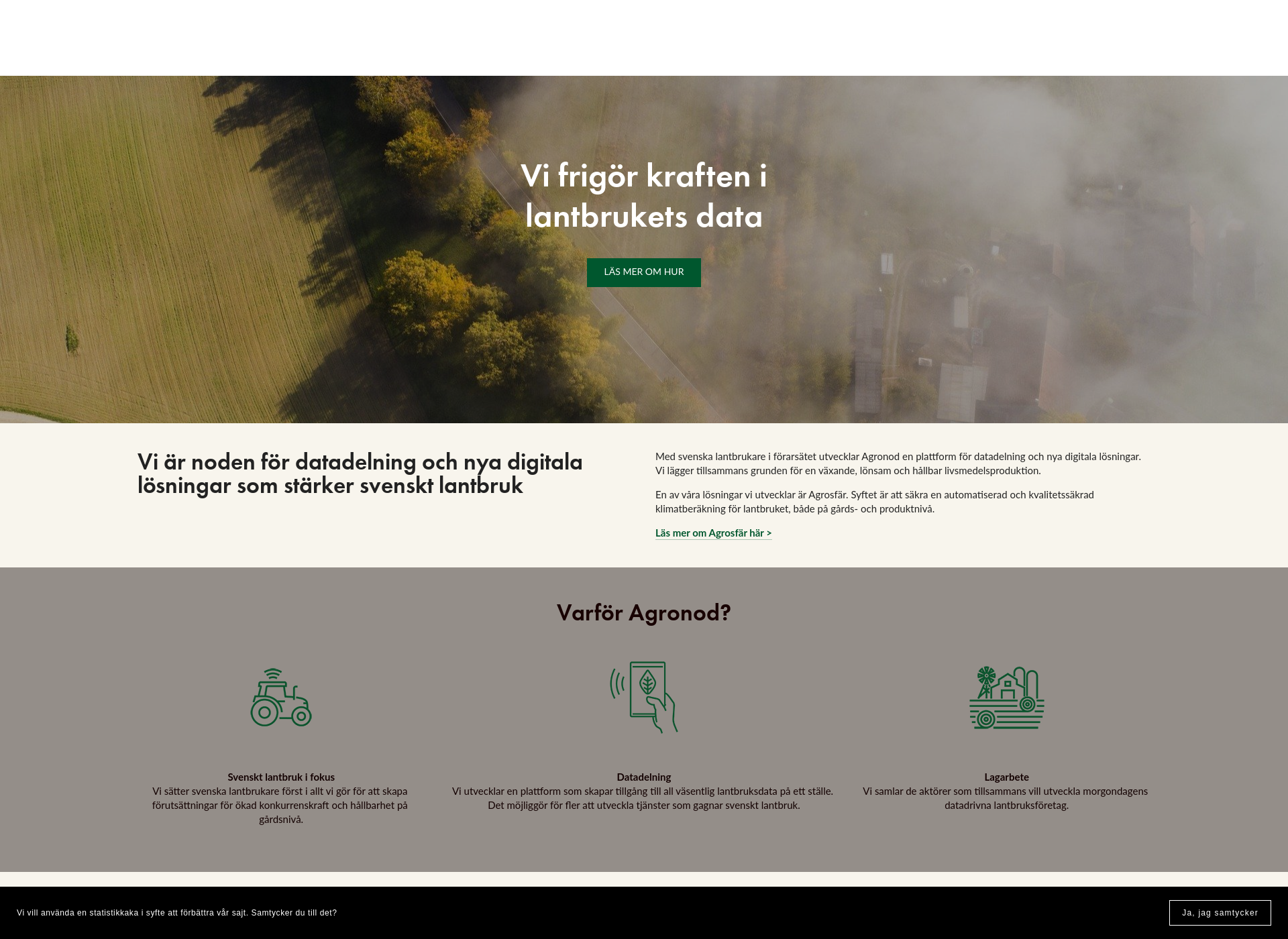 Screenshot for agronod.fi